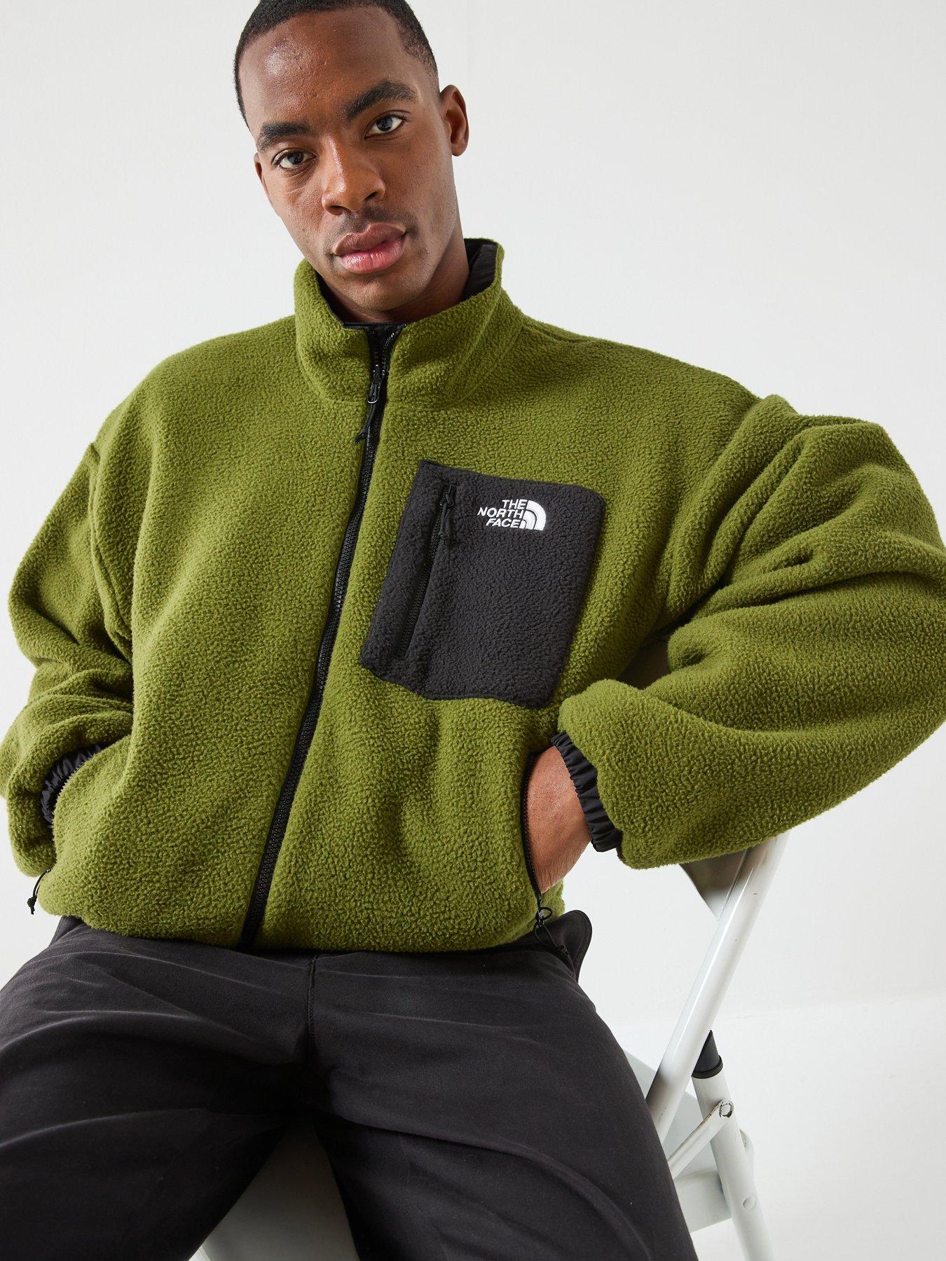 Image 6 of 6 of The North Face Men's Yumiori Reversible Fleece Jacket - Green/Black