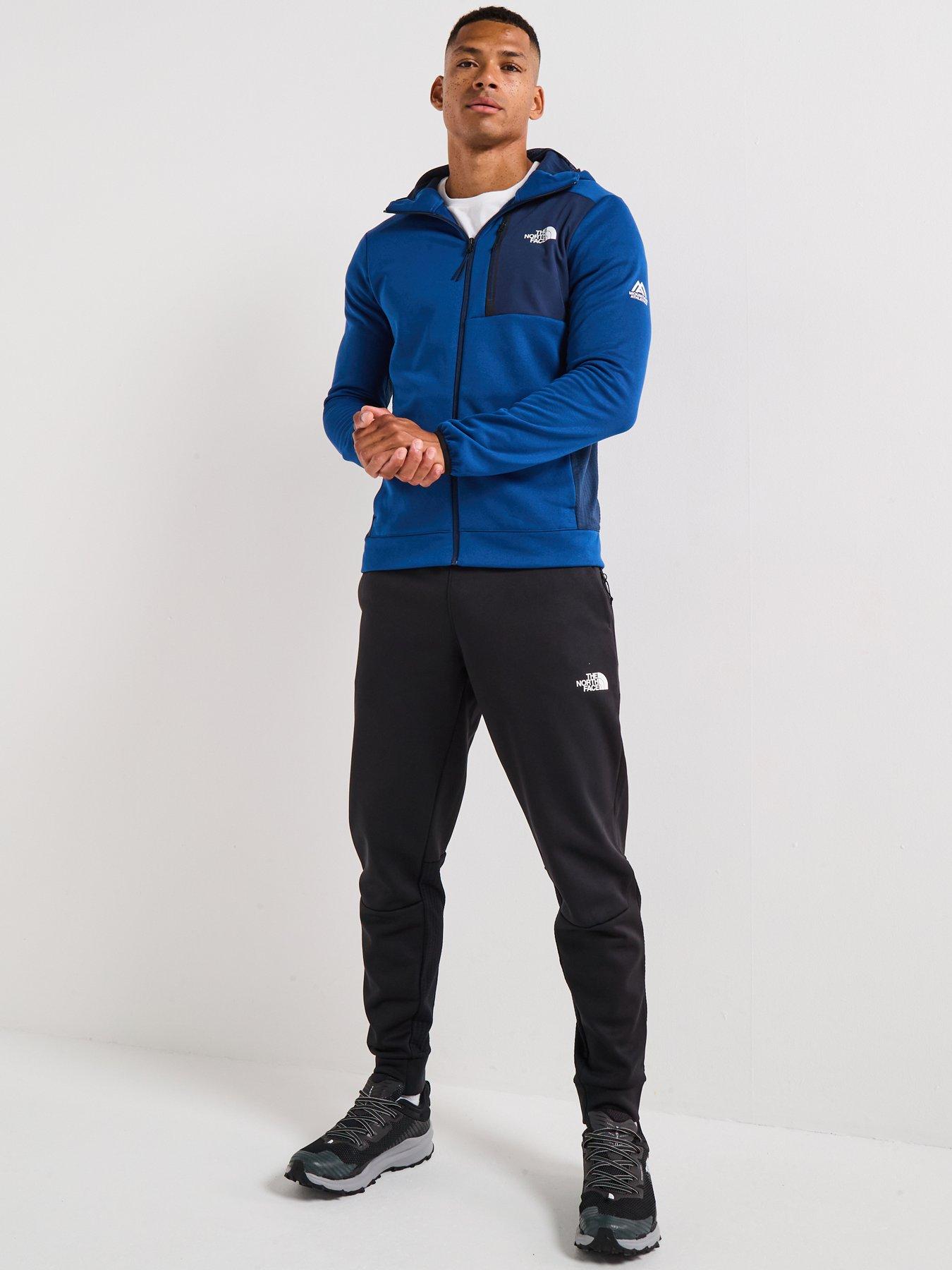 Image 3 of 5 of The North Face Men's Mountain Athletics Full Zip Fleece - Blue