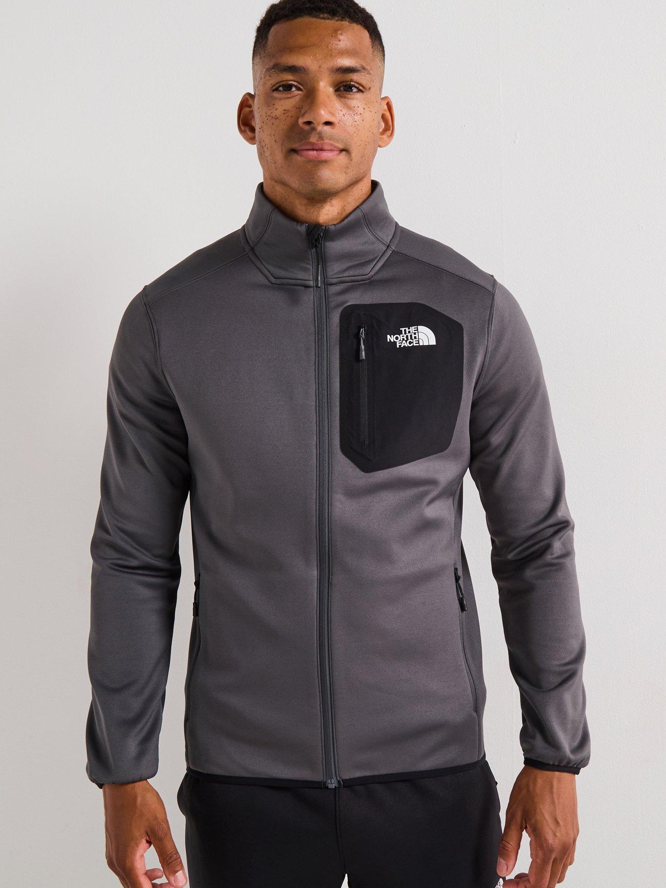 Image 1 of 5 of The North Face Men's Crest Full Zip Jacket - Grey