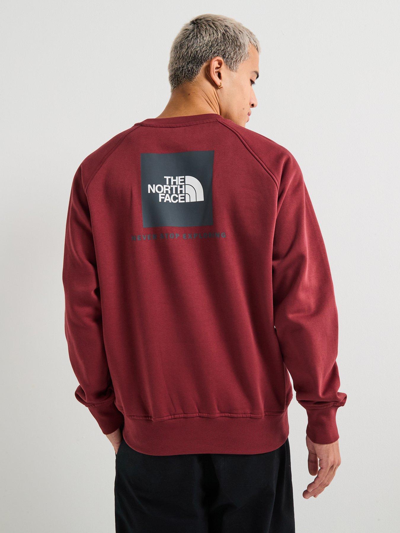 undefined Men's Raglan Box Nse Crew - Red