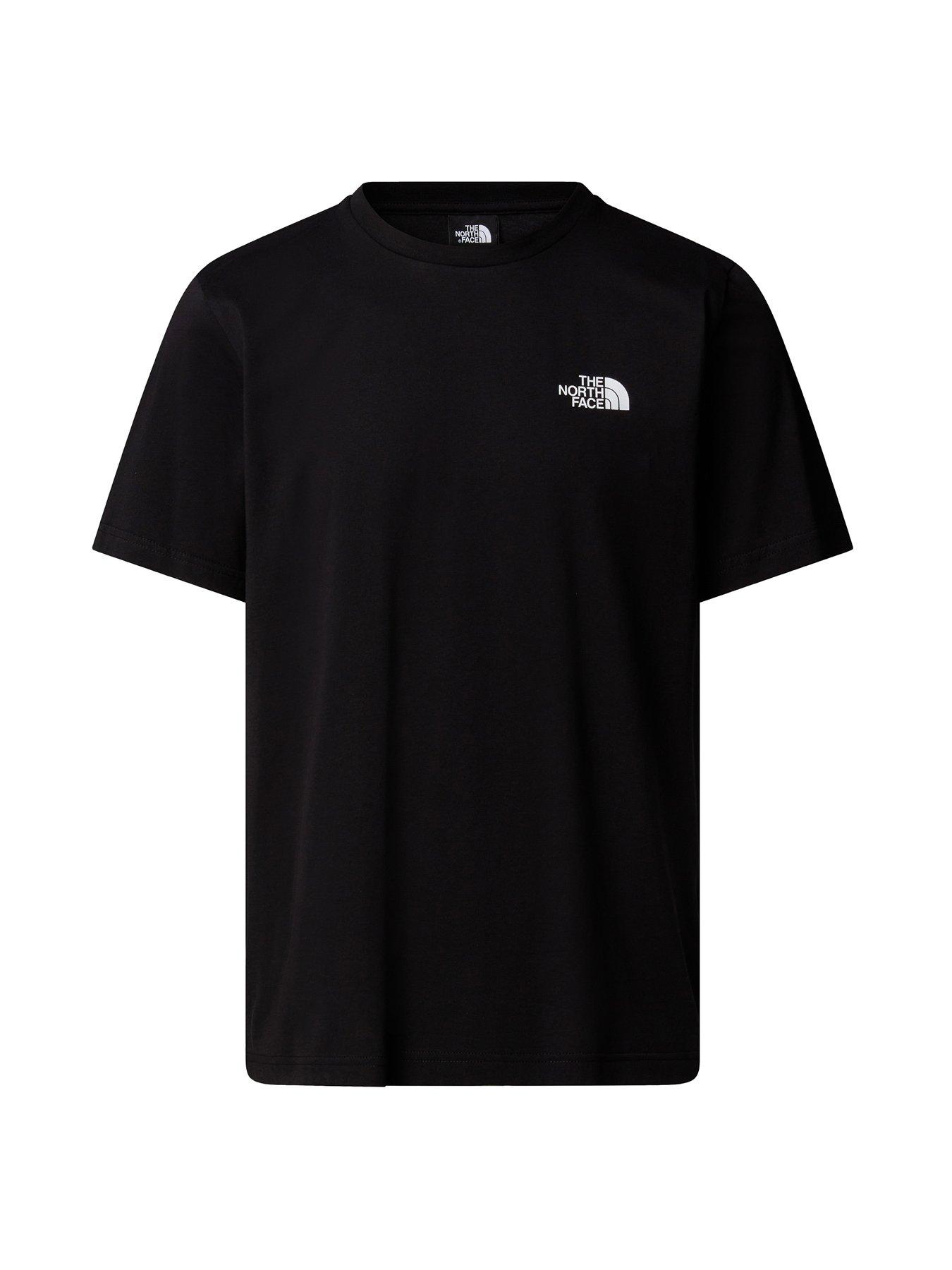The North Face Men's S/S Vertical Logo Tee - Black