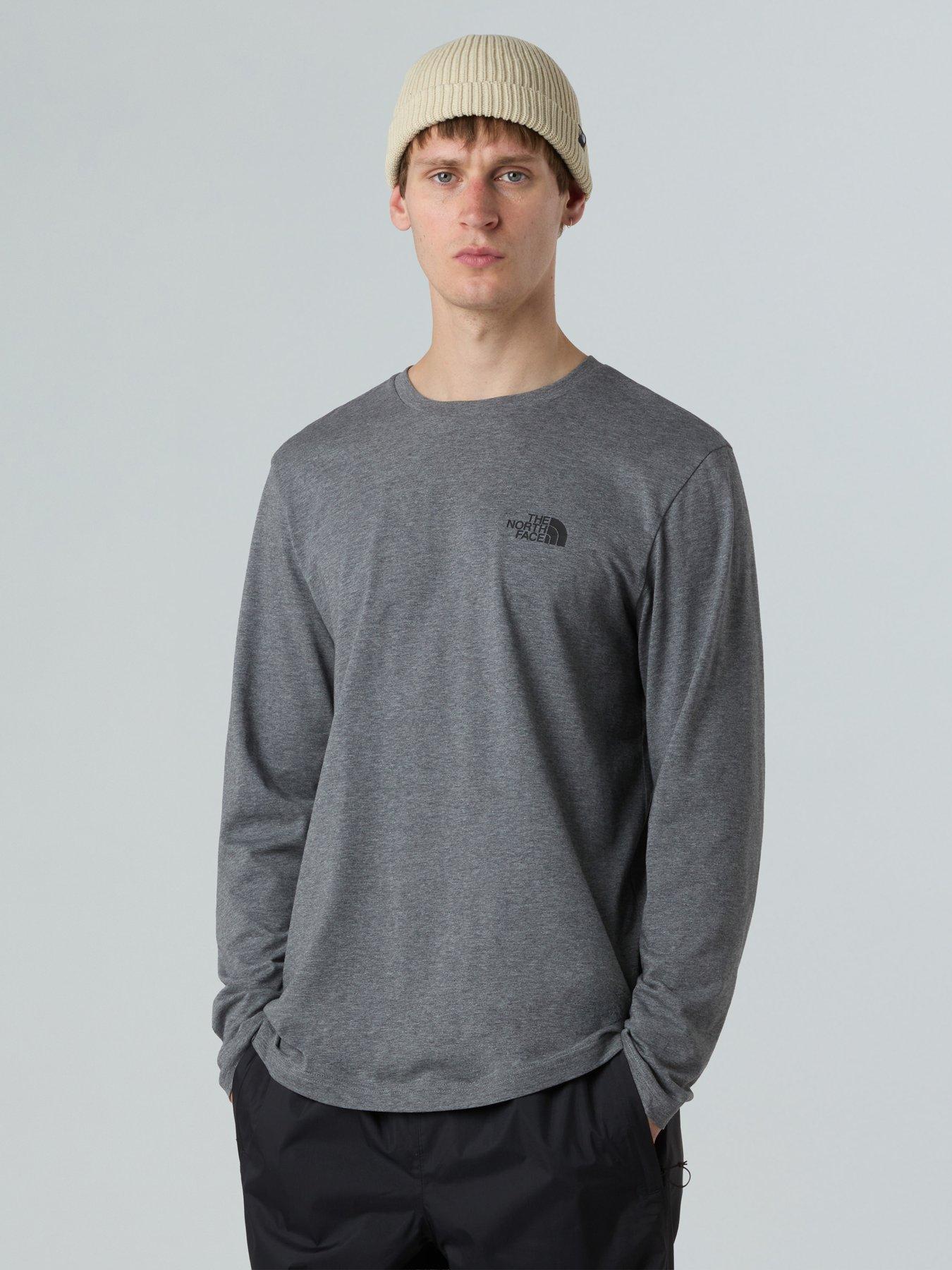 undefined Men's L/s Simple Dome Tee - Grey