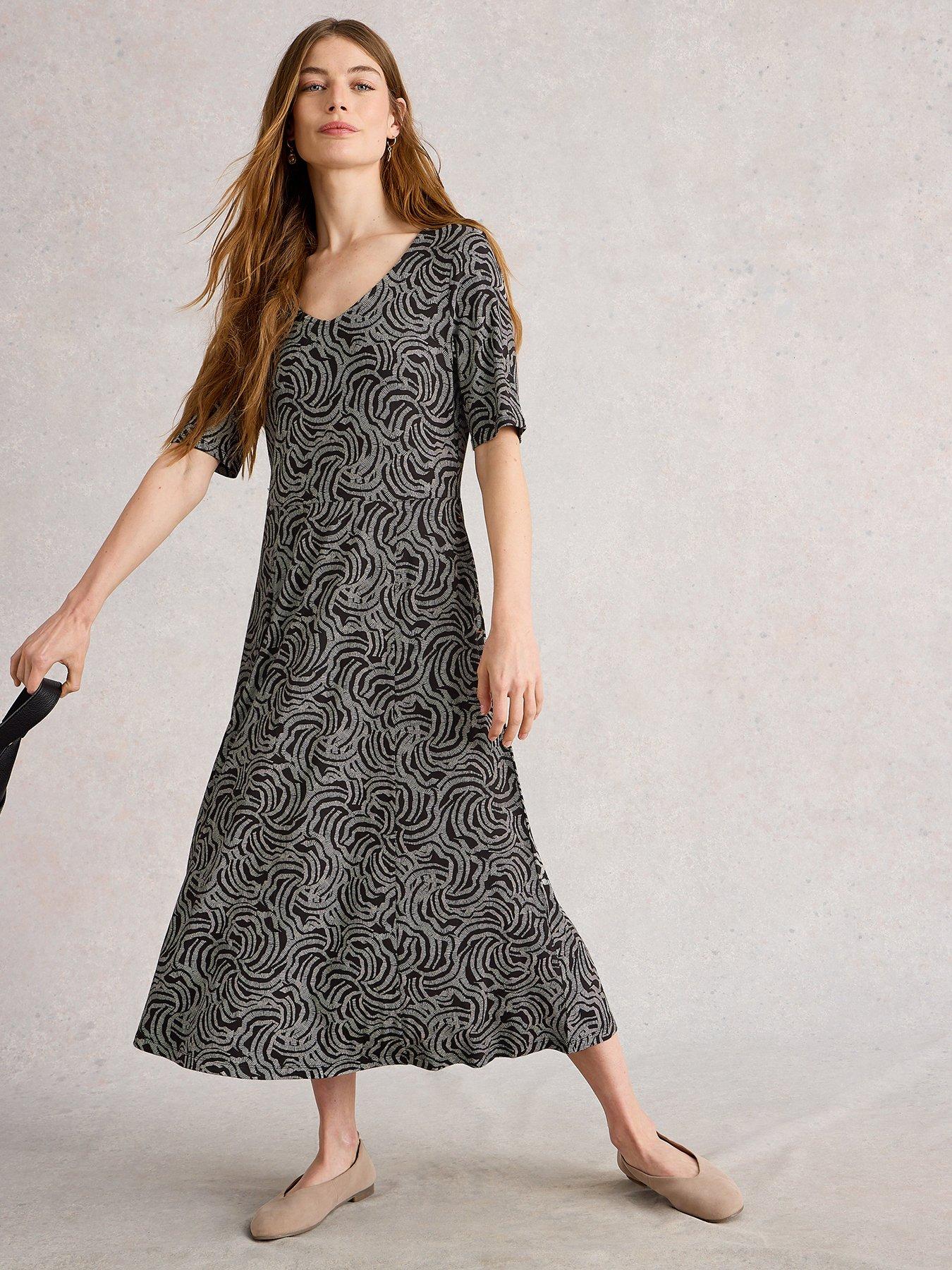 undefined Madeline Jersey Dress - Black