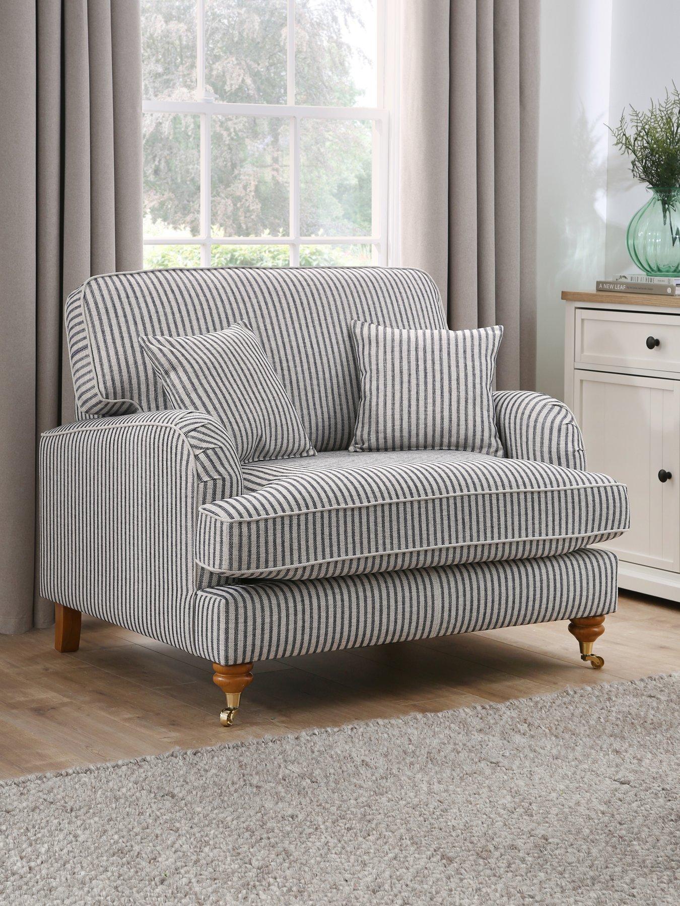 undefined Bay Stripe Love Chair