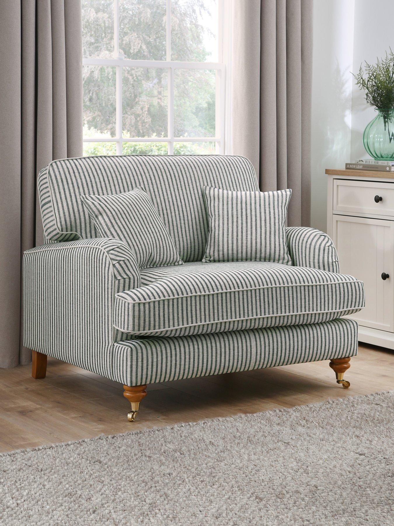 undefined Bay Stripe Love Chair
