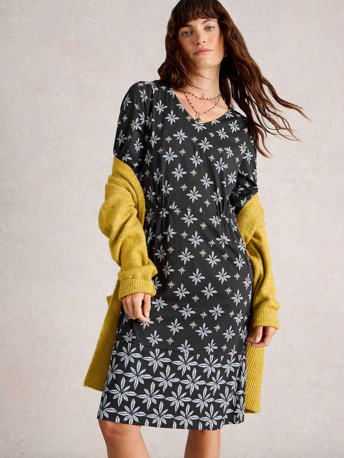 White Stuff Tallie Jersey Dress - Black