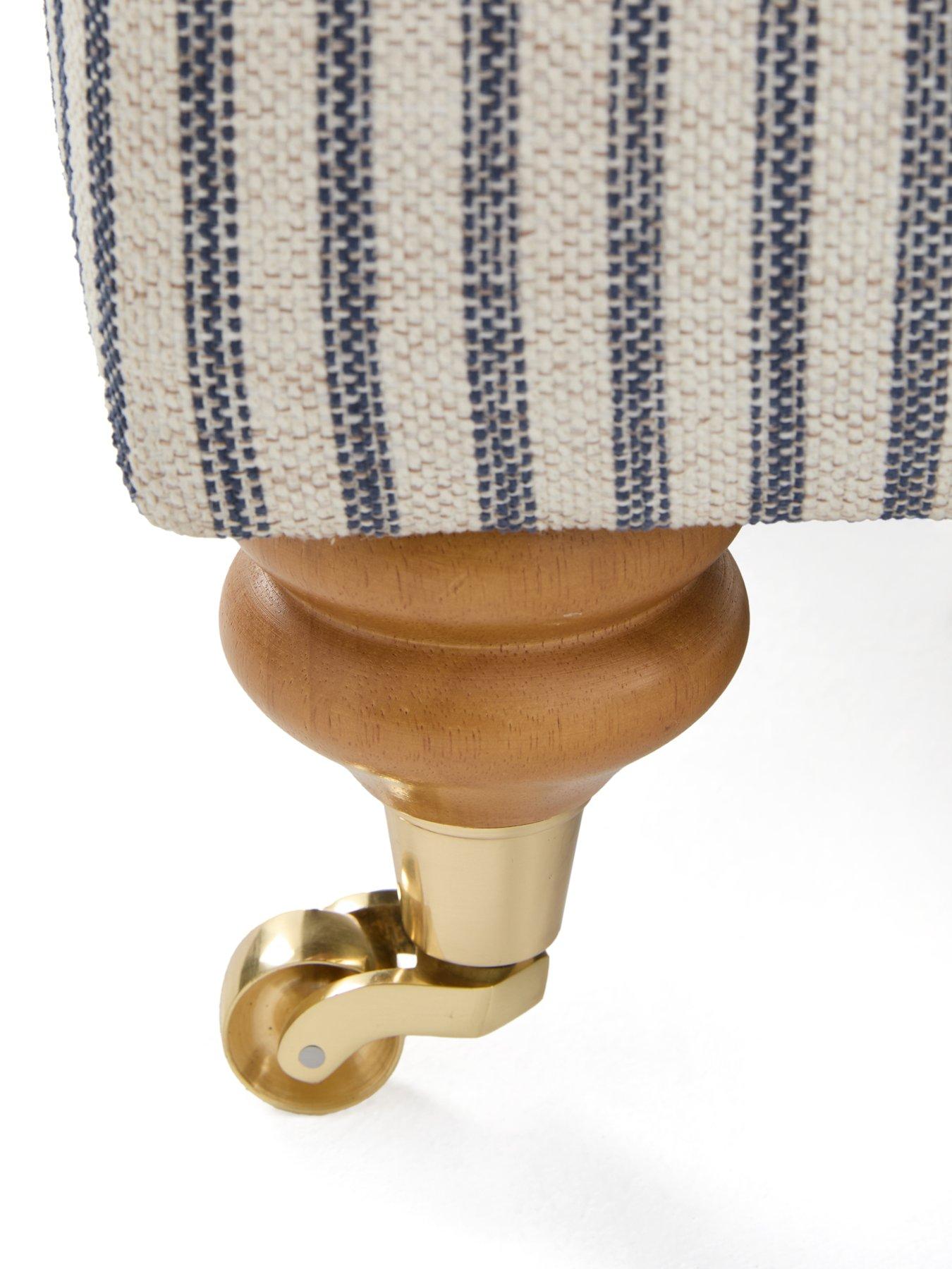 Image 5 of 7 of The Very Collection Bay Stripe Right Hand&nbsp;Double Arm Corner Group Sofa&nbsp;- Made to Order in the UK