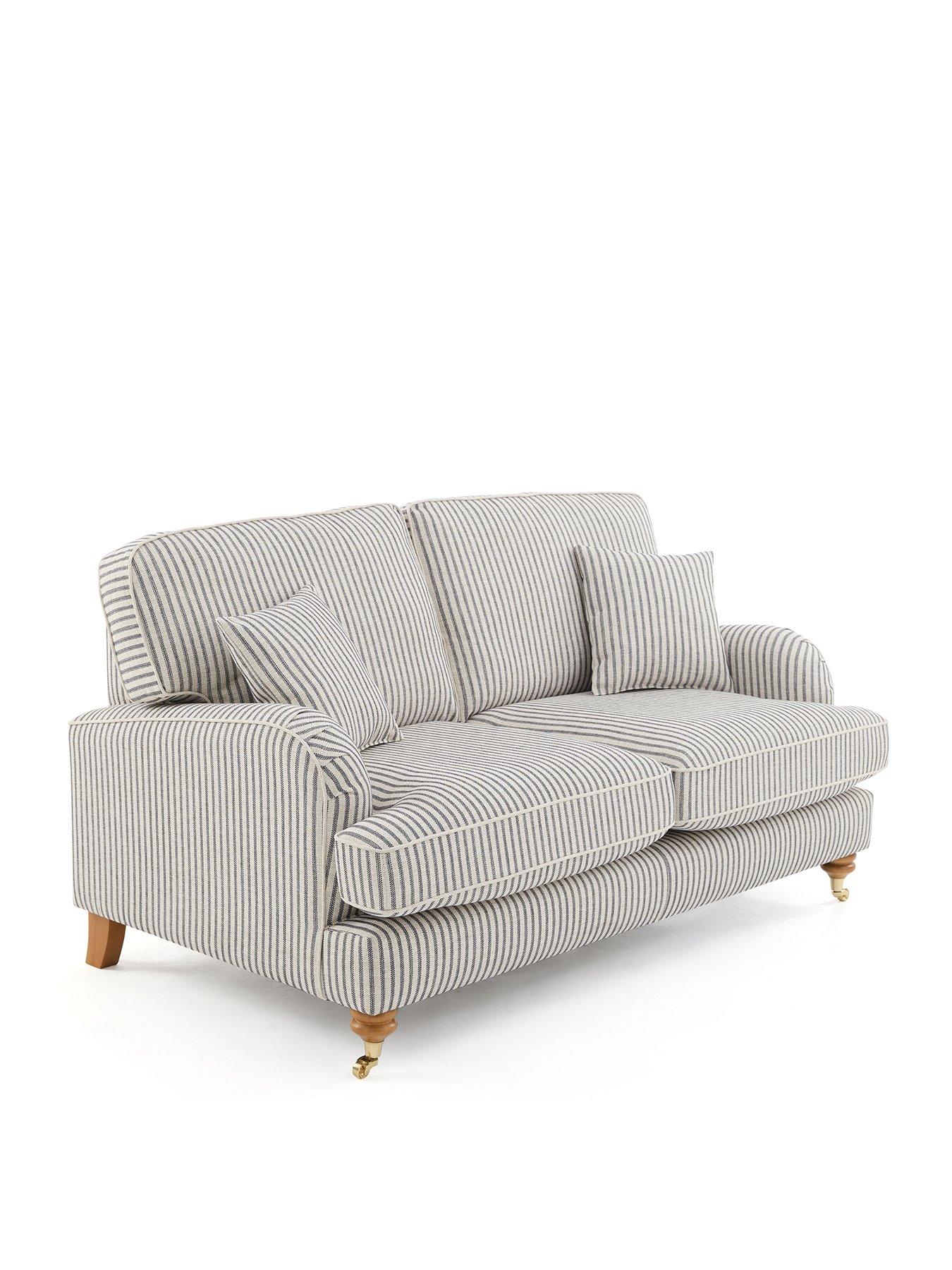 Image 3 of 7 of The Very Collection Bay Stripe 2 Seater Fabric Sofa&nbsp;- Made to Order in the UK