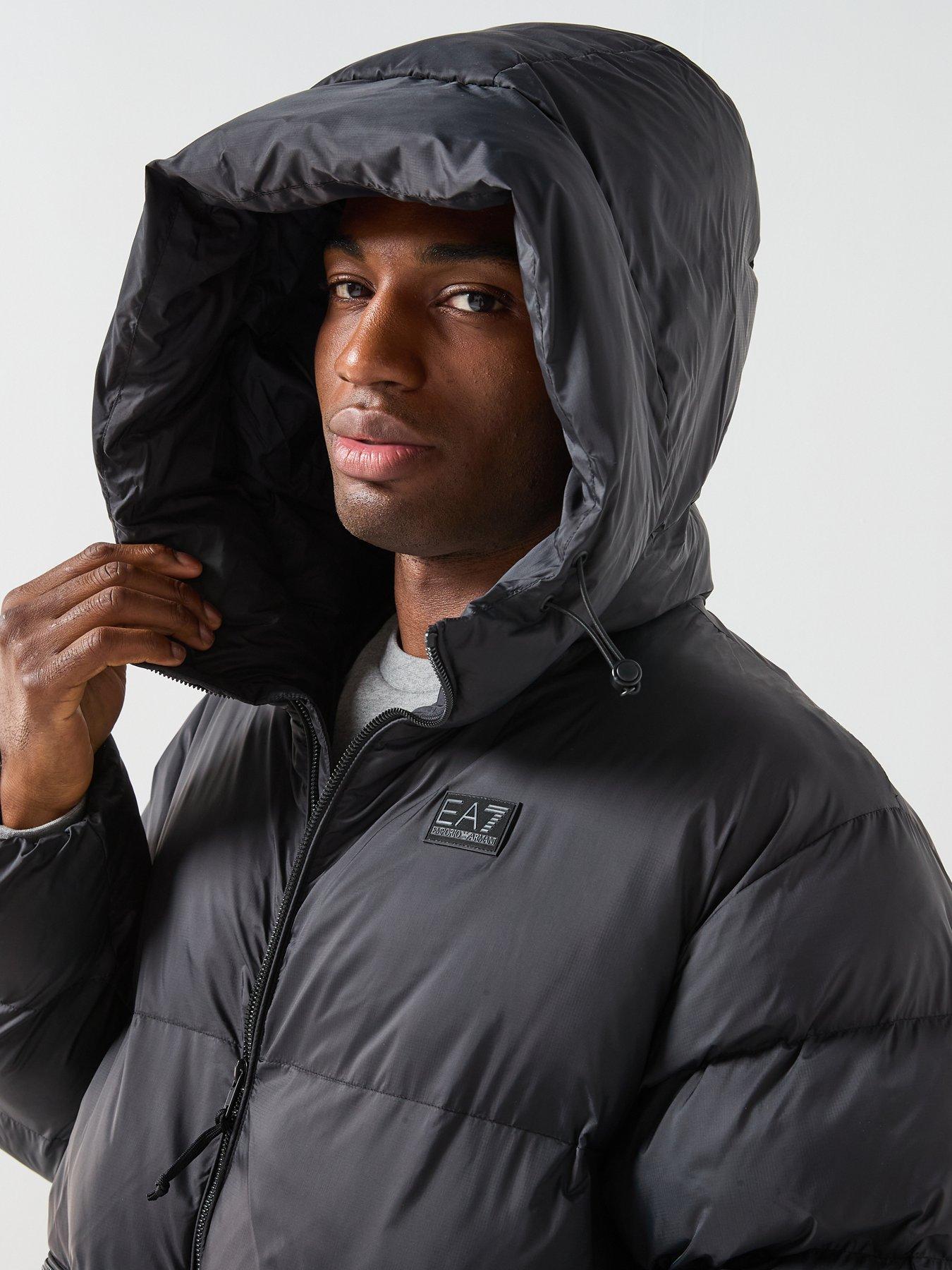 ジャケット・アウター EMPORIO ARMANI 07aw EA7 Emporio Armani Mountain Polar Back Logo Longline Padded Parka