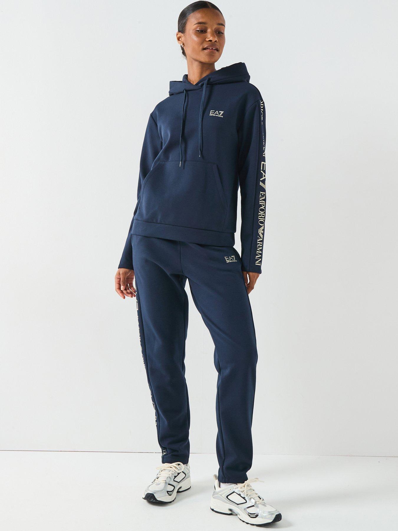 EA7 Emporio Armani Overhead Hoodie - Navy