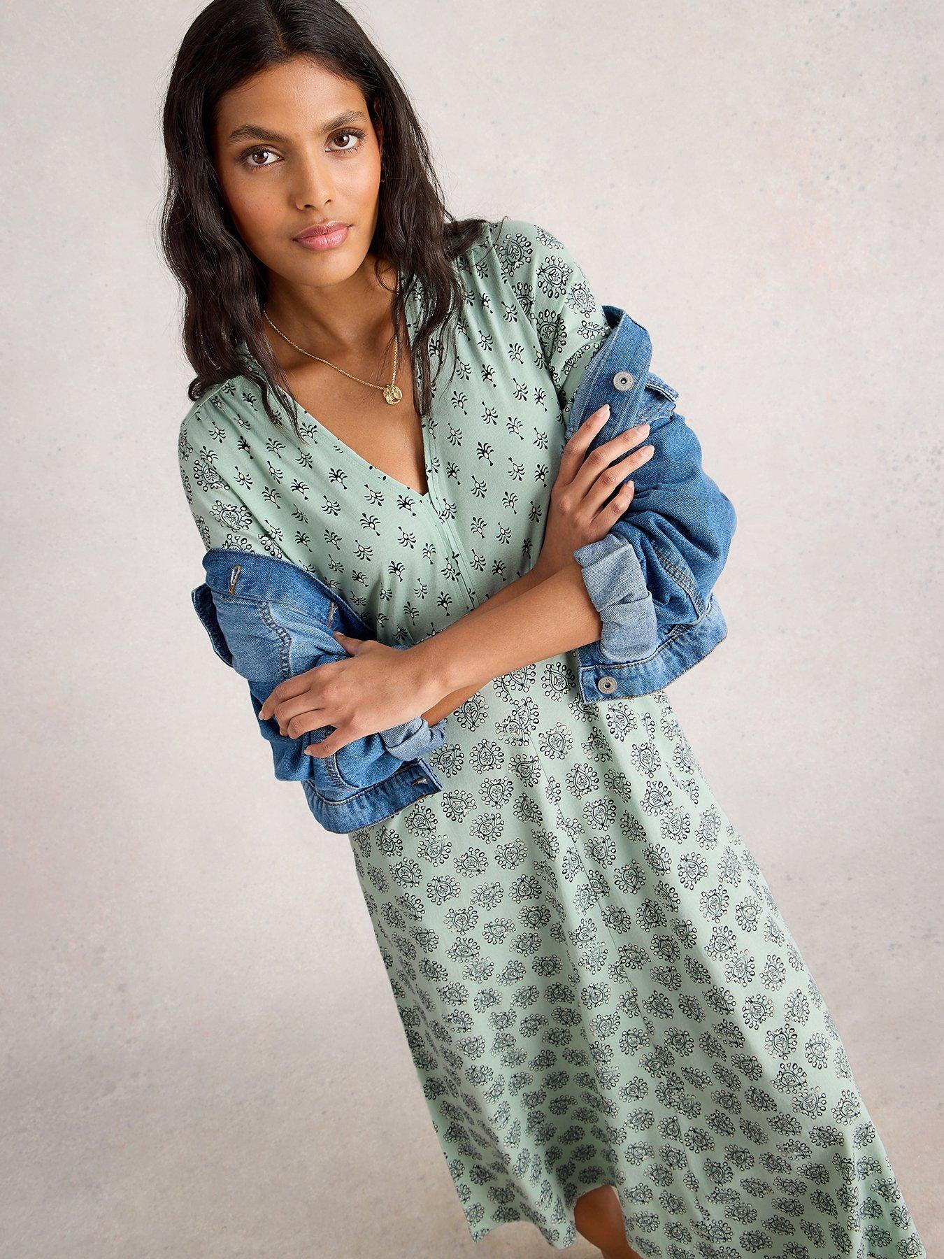 undefined Megan Jersey Dress - Green