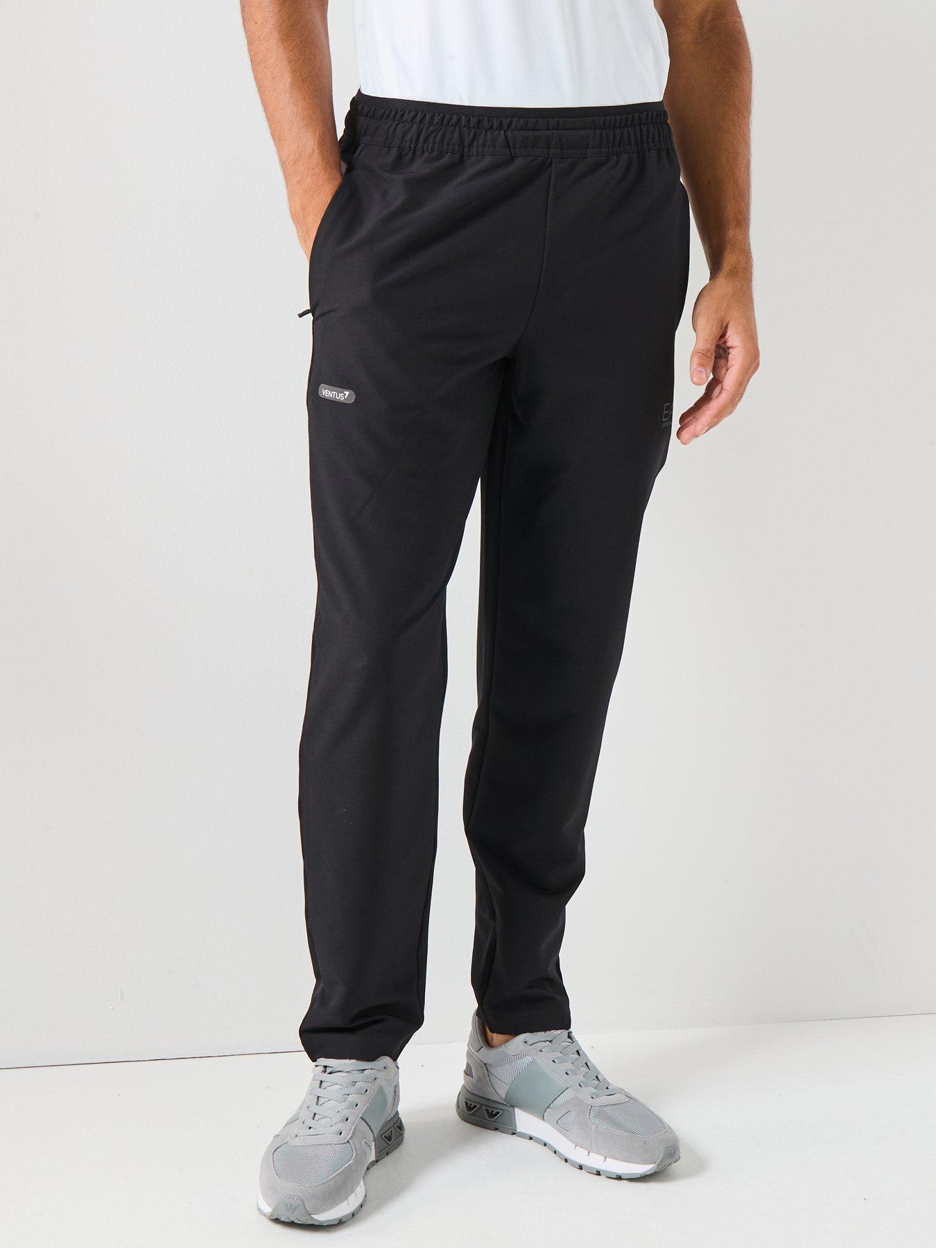 EA7 Emporio Armani Ventus7 Technical Joggers - Black