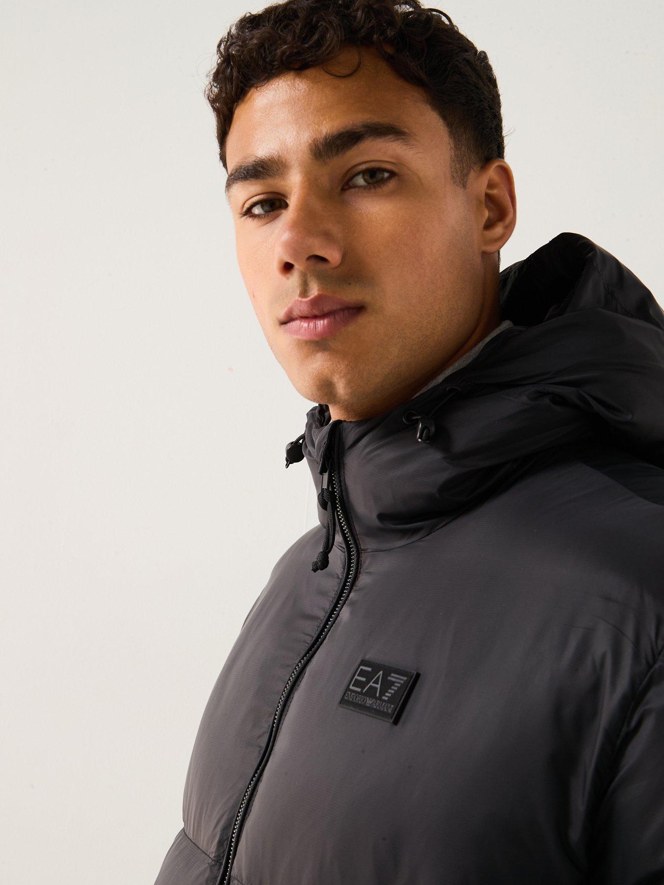 Image 4 of 6 of EA7 Emporio Armani Mountain Polar Logo Padded Jacket - Black