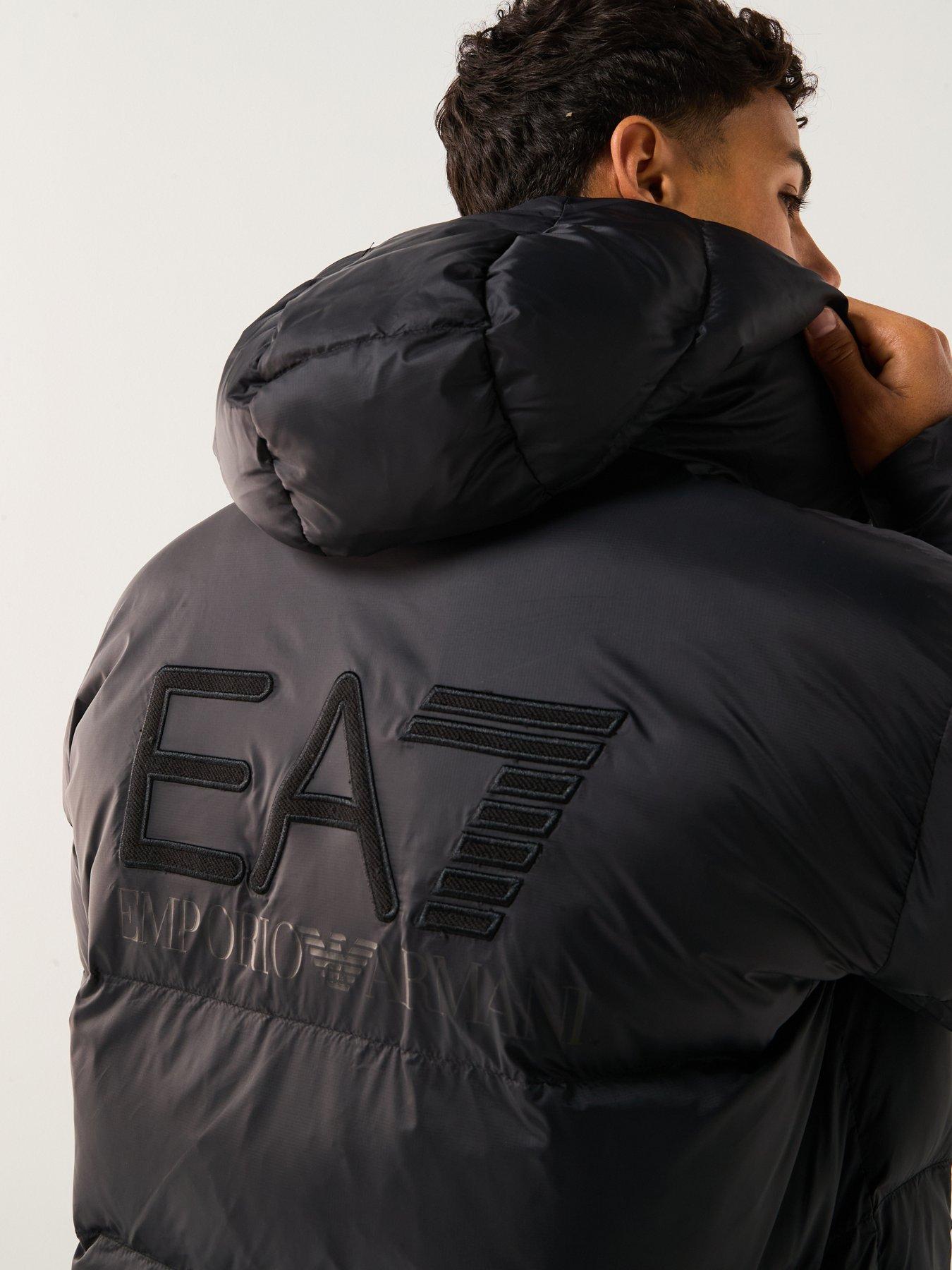Image 5 of 6 of EA7 Emporio Armani Mountain Polar Logo Padded Jacket - Black