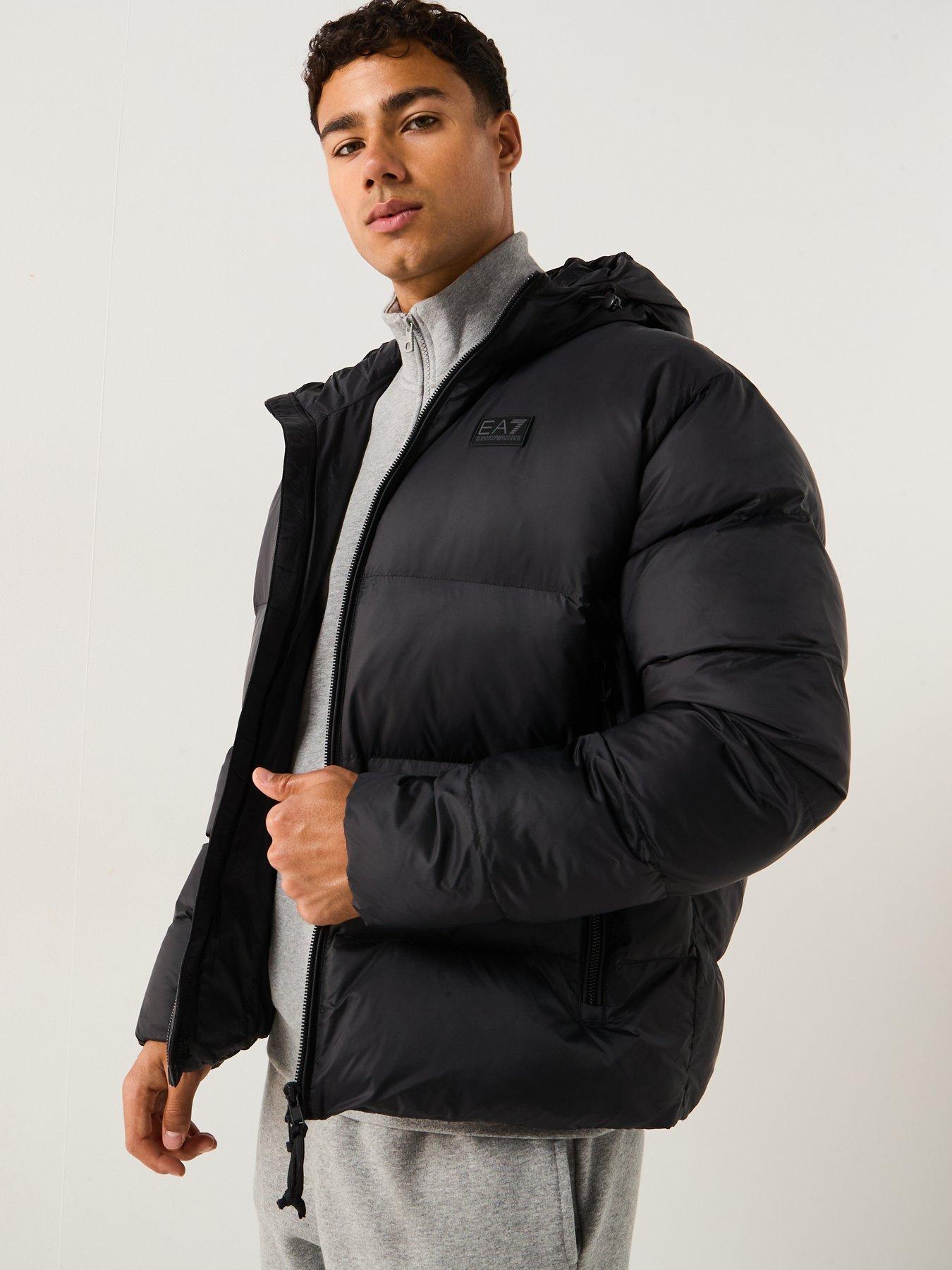 Image 6 of 6 of EA7 Emporio Armani Mountain Polar Logo Padded Jacket - Black