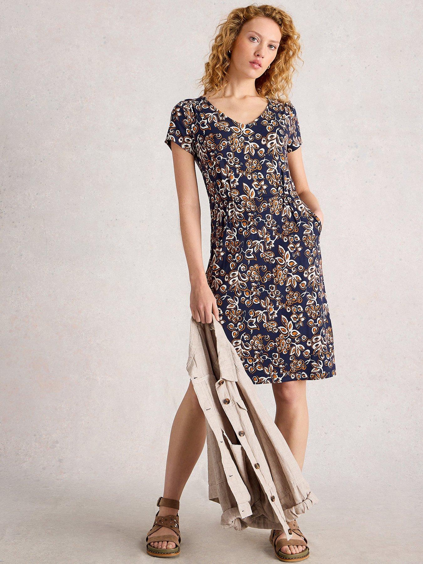 undefined Tallie Jersey Dress - Navy