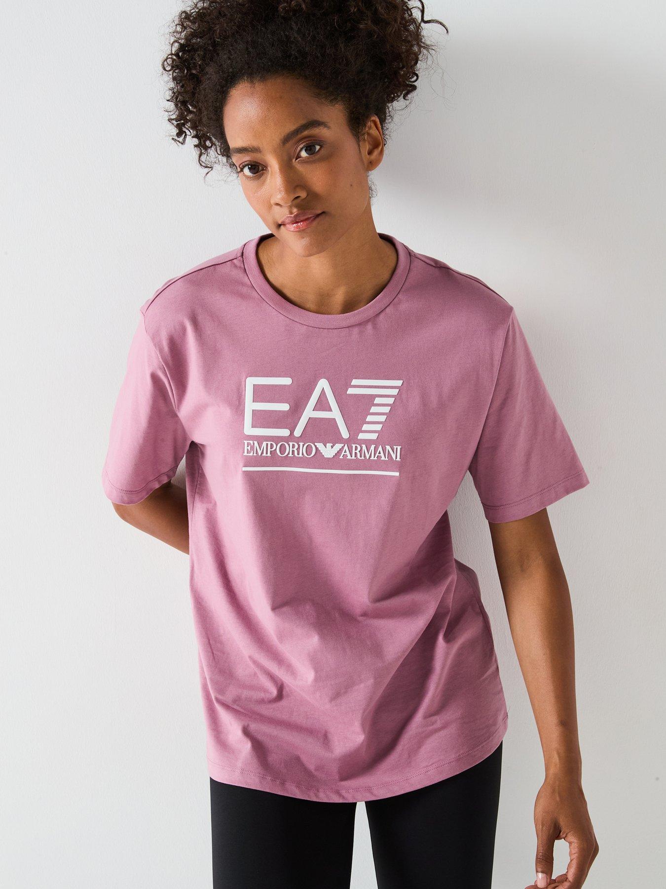 Ea7 Emporio Armani Short Sleeve T-Shirt - Pink
