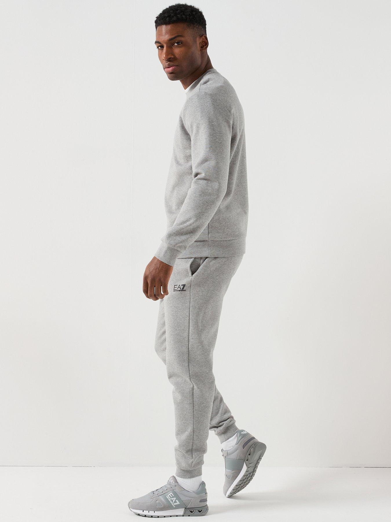 EA7 Emporio Armani Core Id Cuff Joggers - Grey | Very