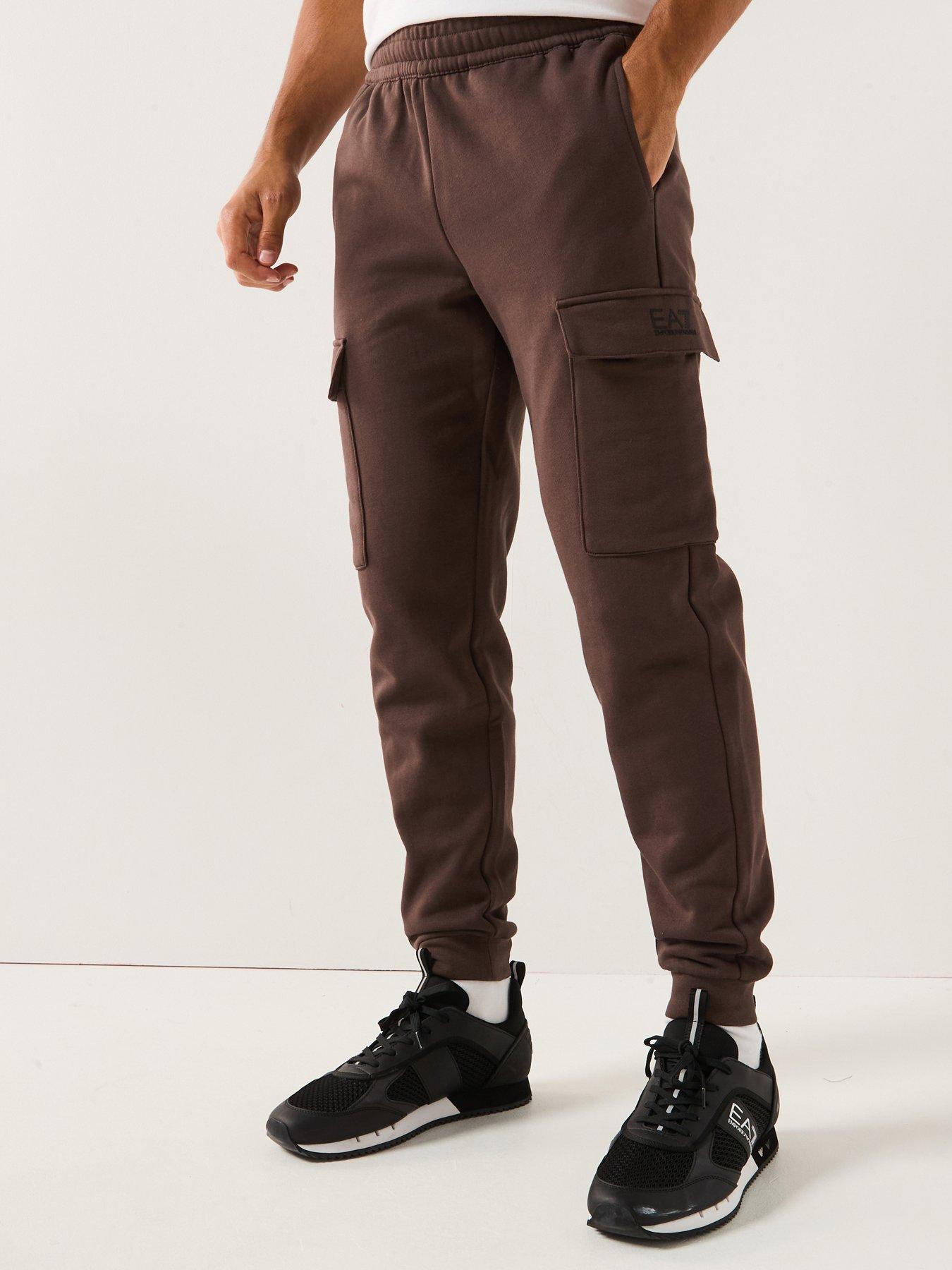 Ea7 Emporio Armani Core Id Cargo Trousers - Brown