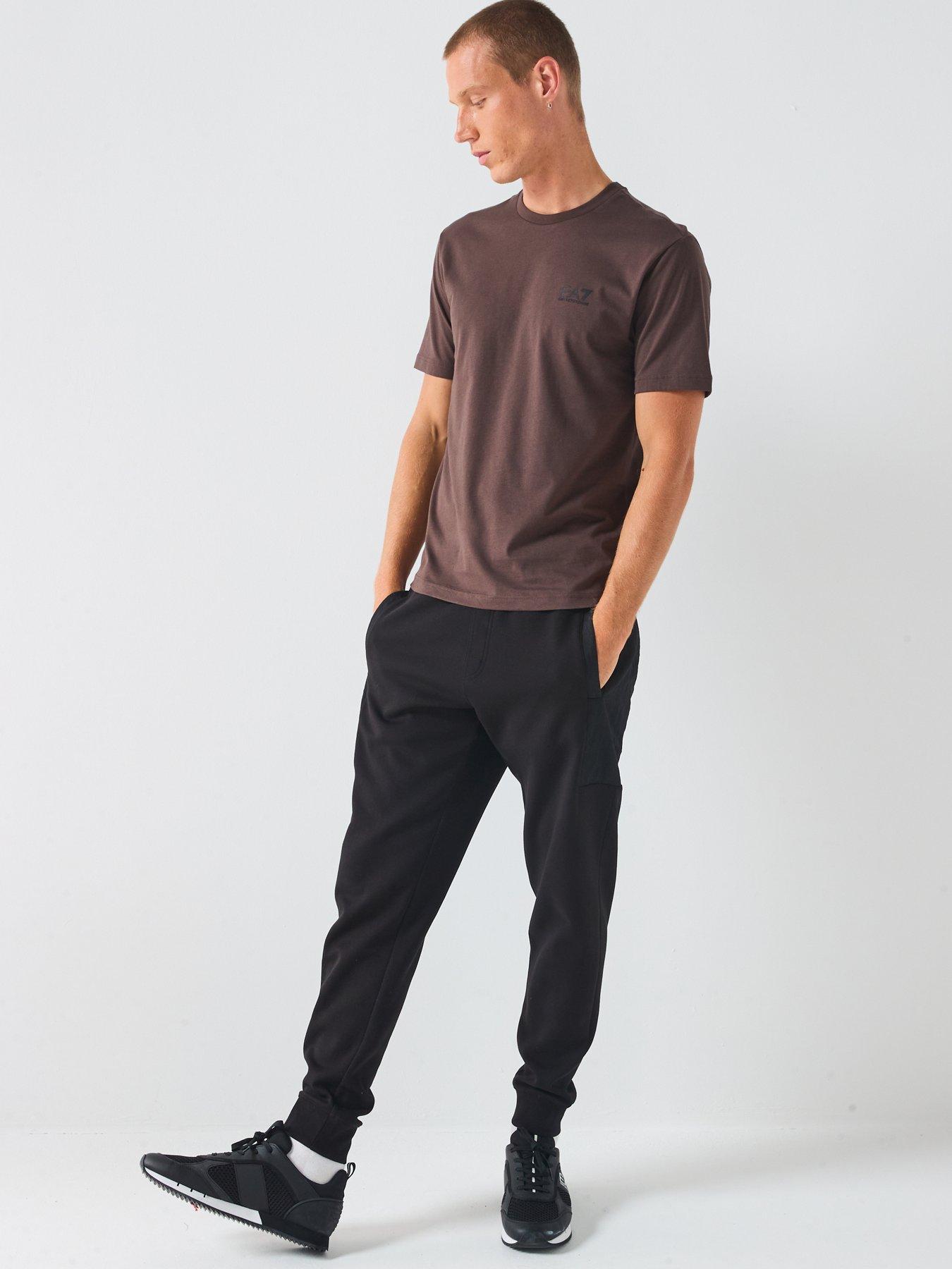 Image 3 of 6 of EA7 Emporio Armani Core Id Crew Neck T-Shirt - Brown