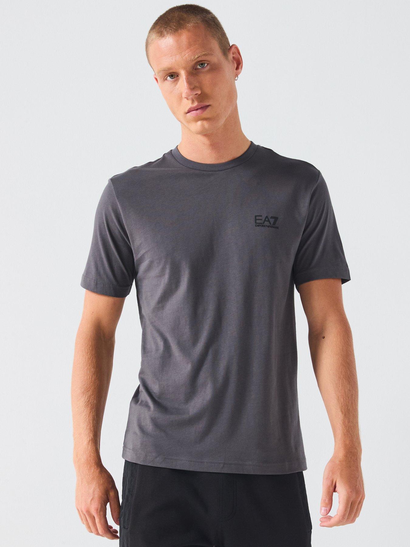 Ea7 Emporio Armani Core Id Crew Neck T-Shirt - Dark Grey
