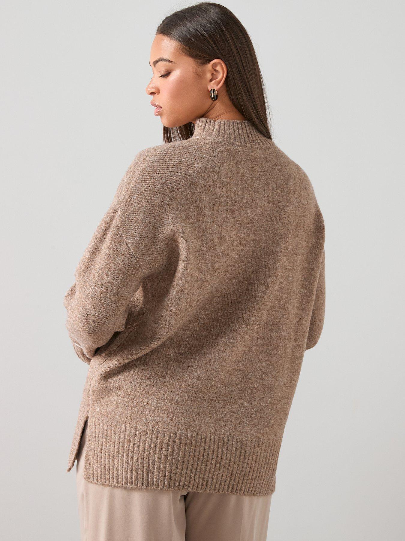 Image 2 of 7 of The Very Collection Curve Contrast Stitch Longline Jumpe