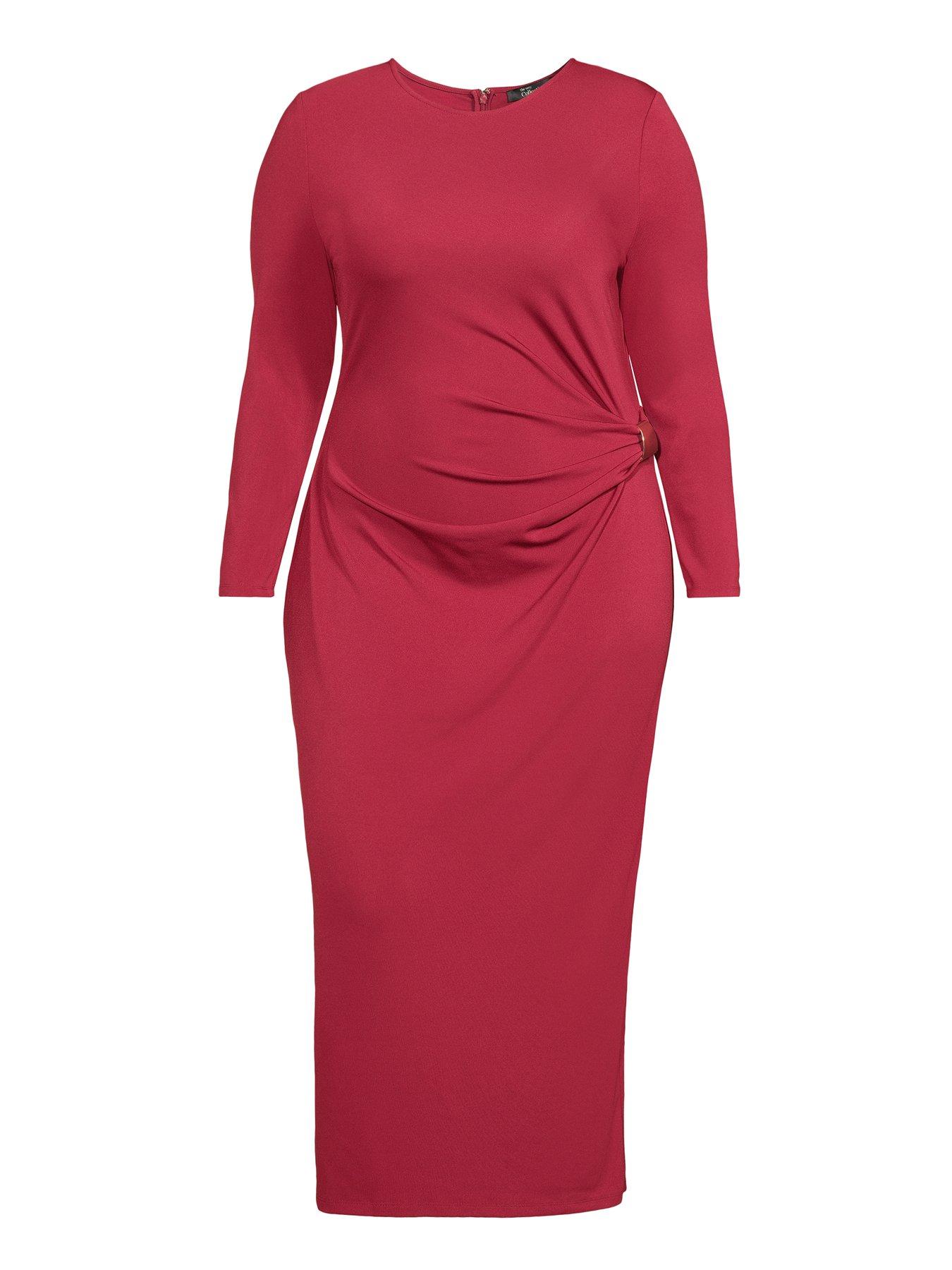Image 7 of 7 of The Very Collection Curve Trim Detail Jersey Dress