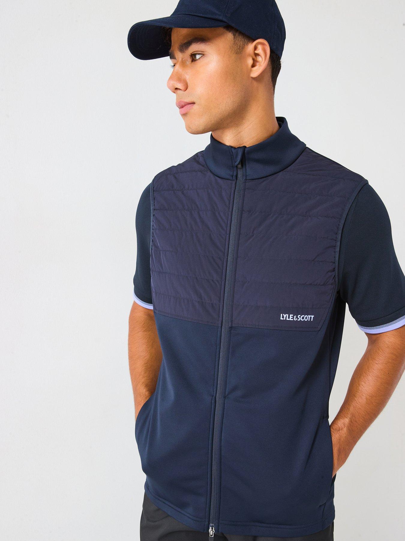 undefined Mens Windjammer Full Zip Vest - Navy