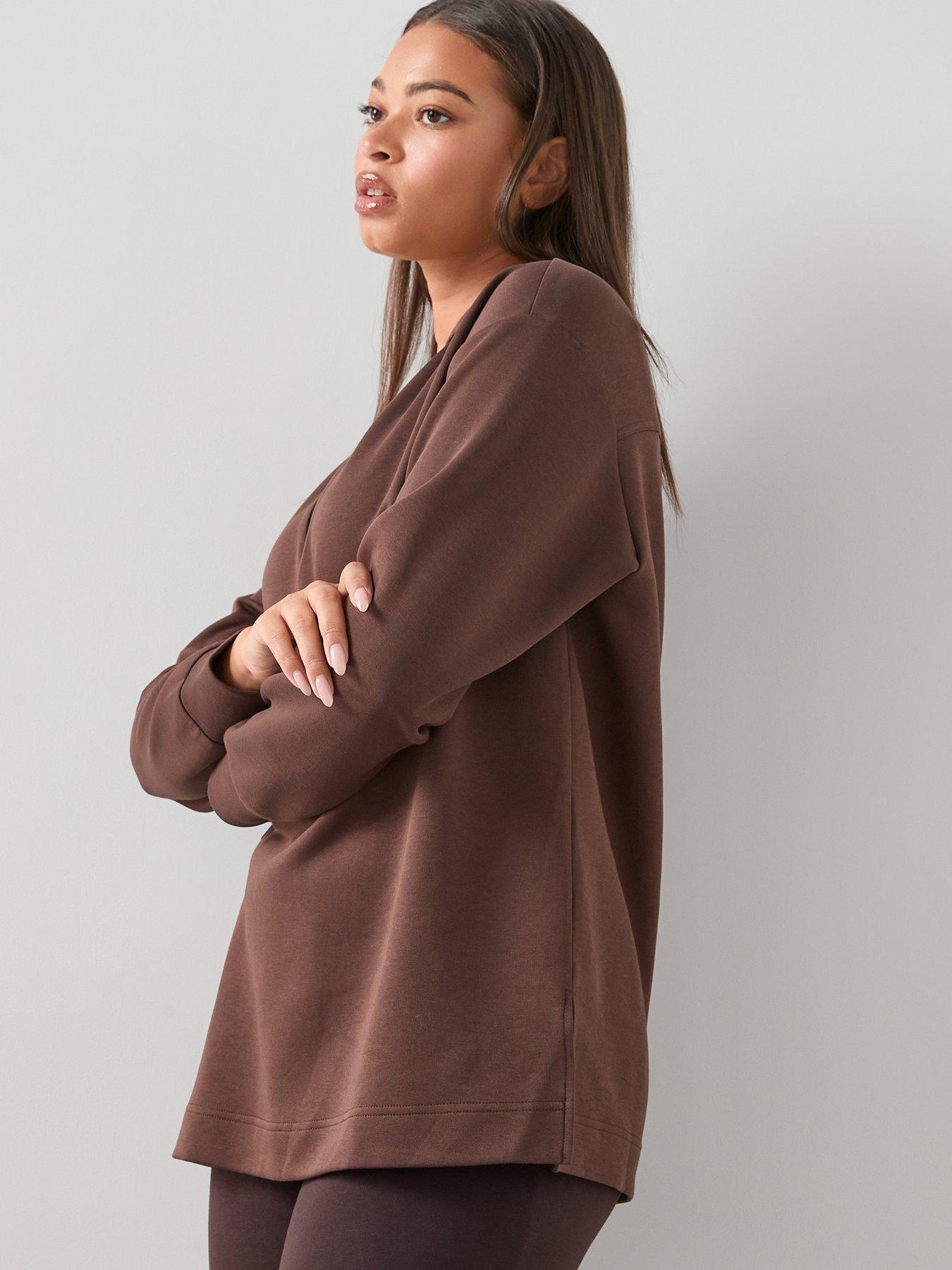 Image 5 of 7 of The Very Collection Curve V Neck Soft Touch Sweat