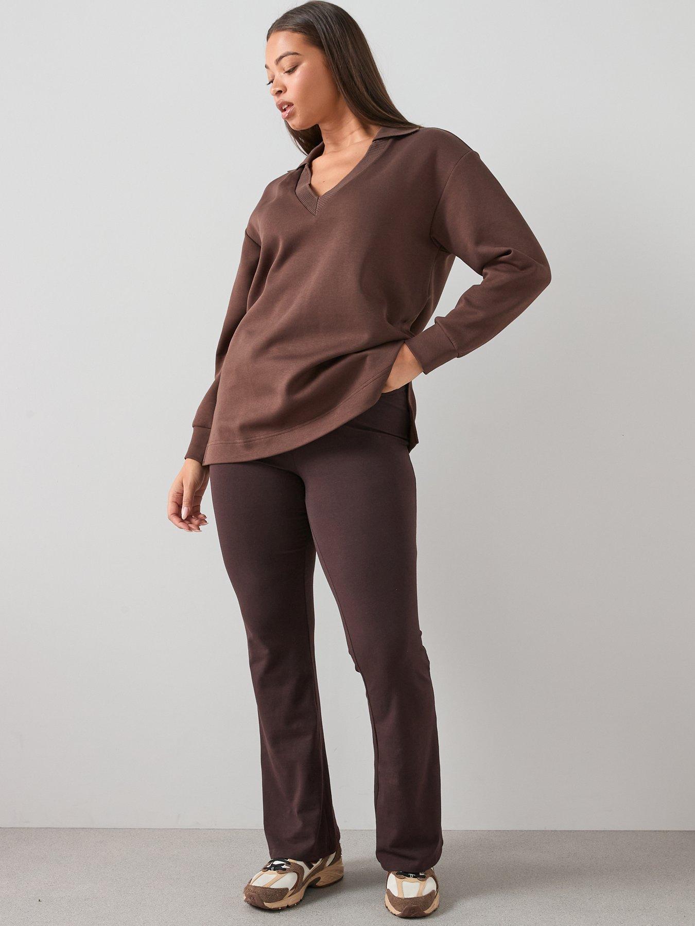Image 6 of 7 of The Very Collection Curve V Neck Soft Touch Sweat