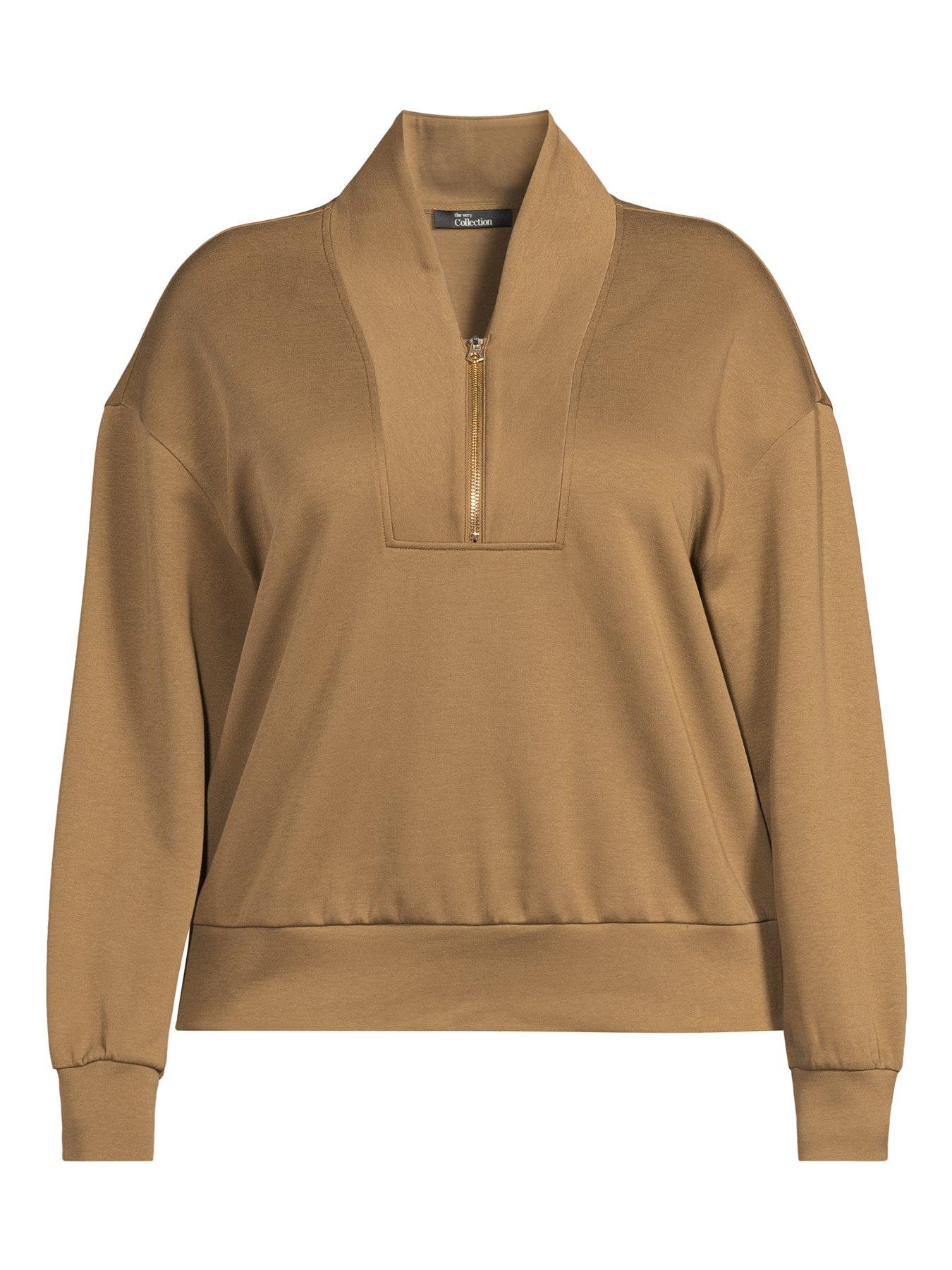 Image 7 of 7 of The Very Collection Curve Half Zip Sweat Co-ord