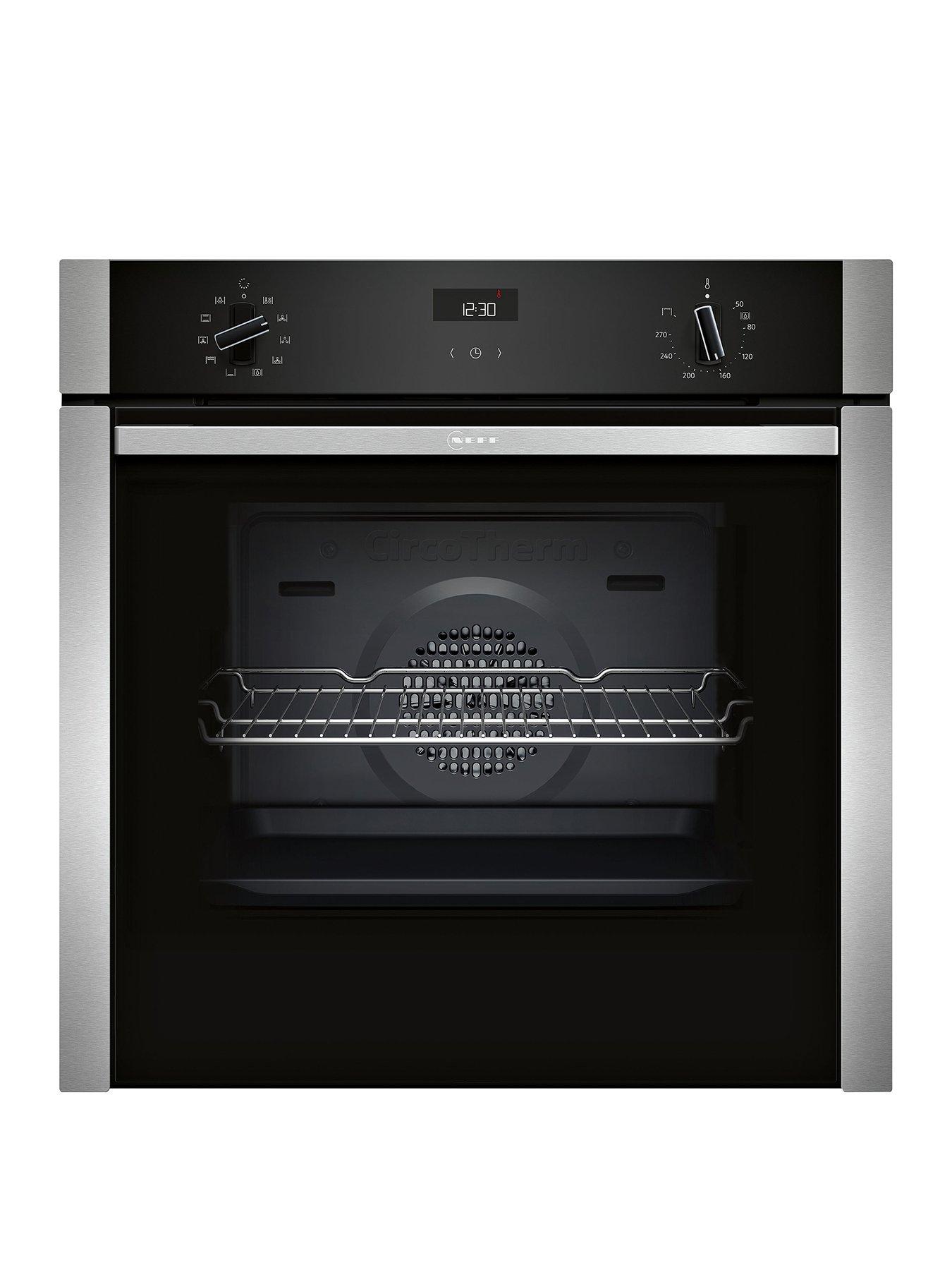 Neff N50 B3ACE4AN3B Slide & Hide 60cm Built-in Electric Single with Oven - Stainless Steel