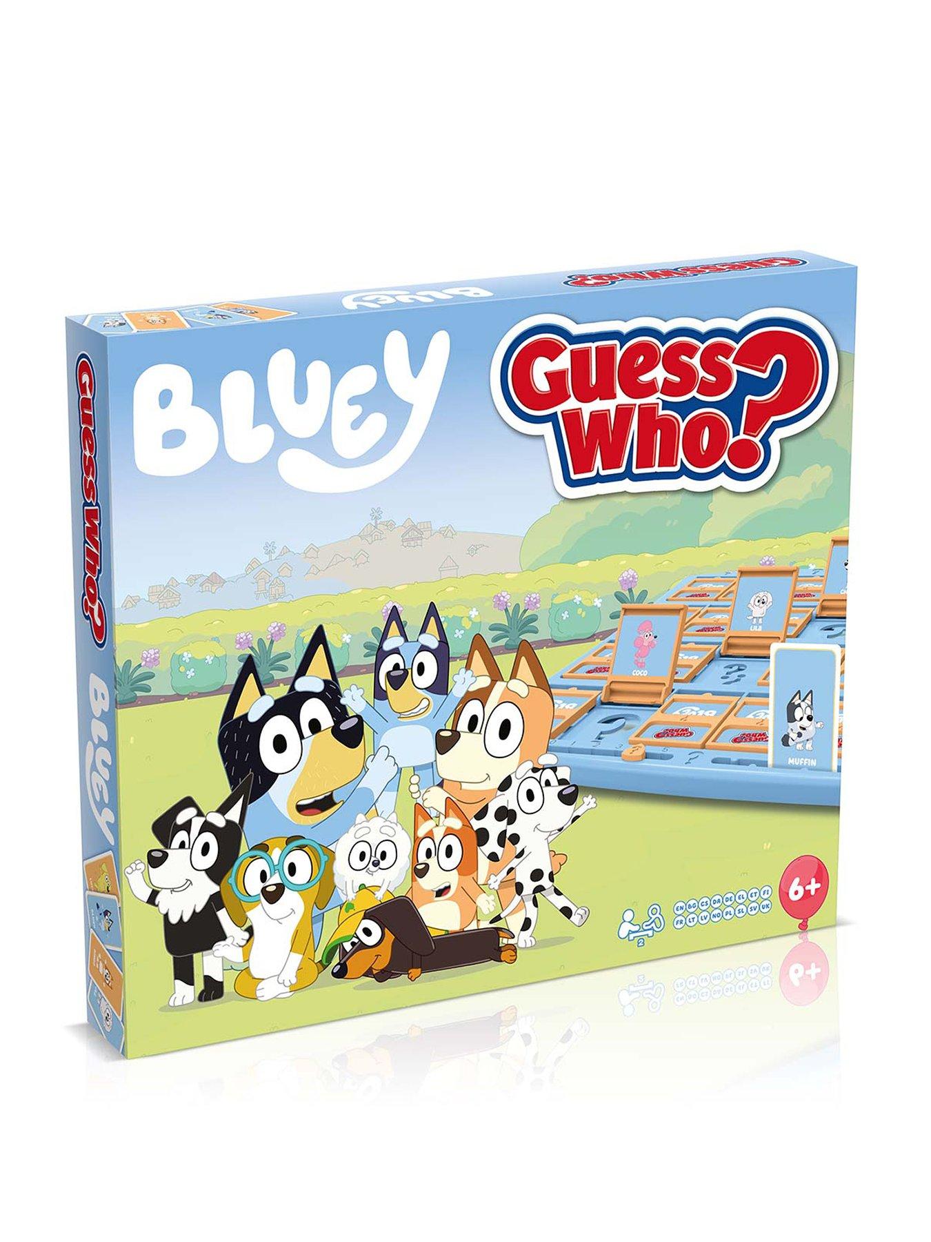 Image 1 of 6 of Bluey Guess Who Board Game &ndash; Fun Family Matching Game for Kids with  Characters