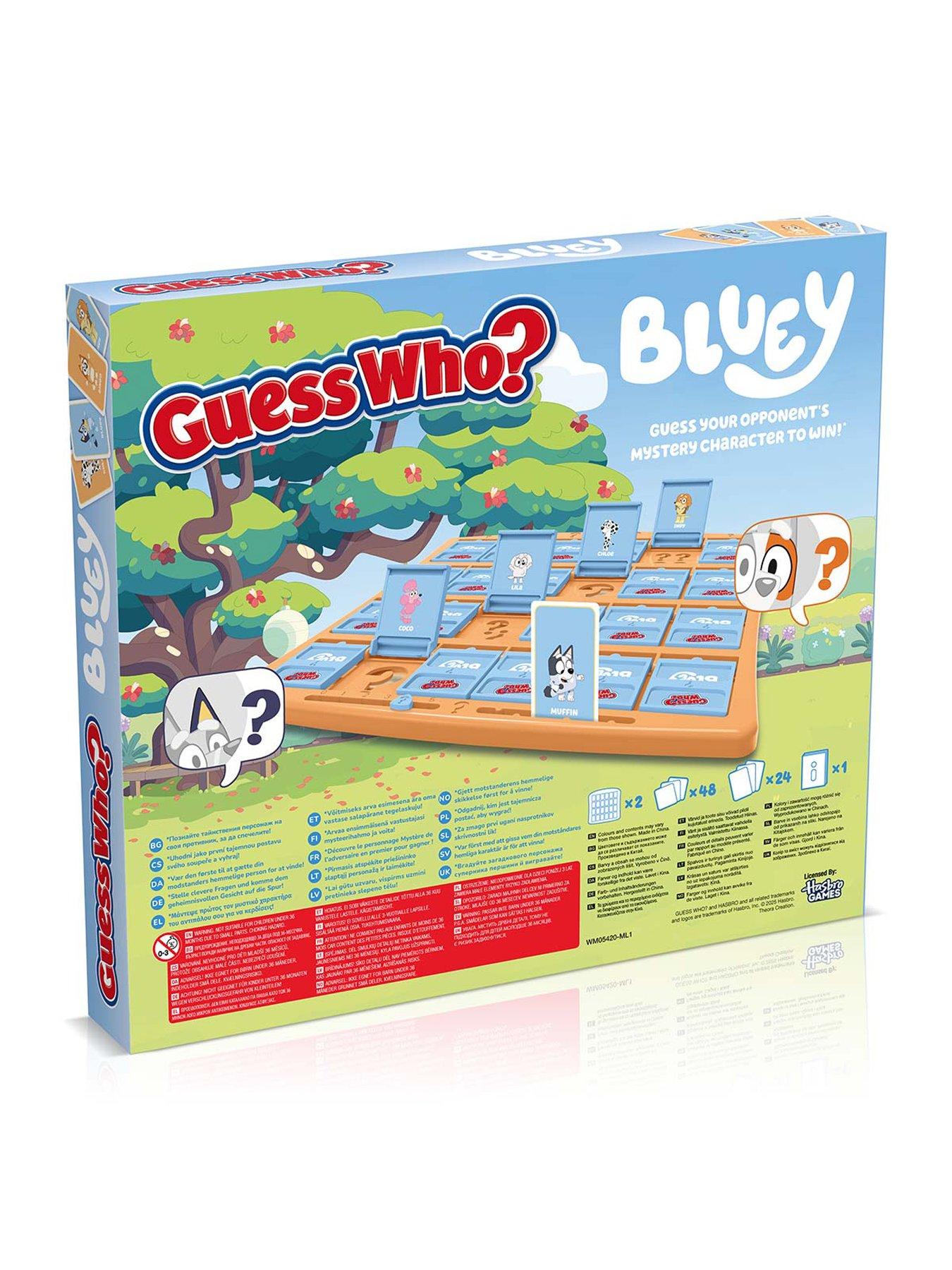 Image 5 of 6 of Bluey Guess Who Board Game &ndash; Fun Family Matching Game for Kids with  Characters