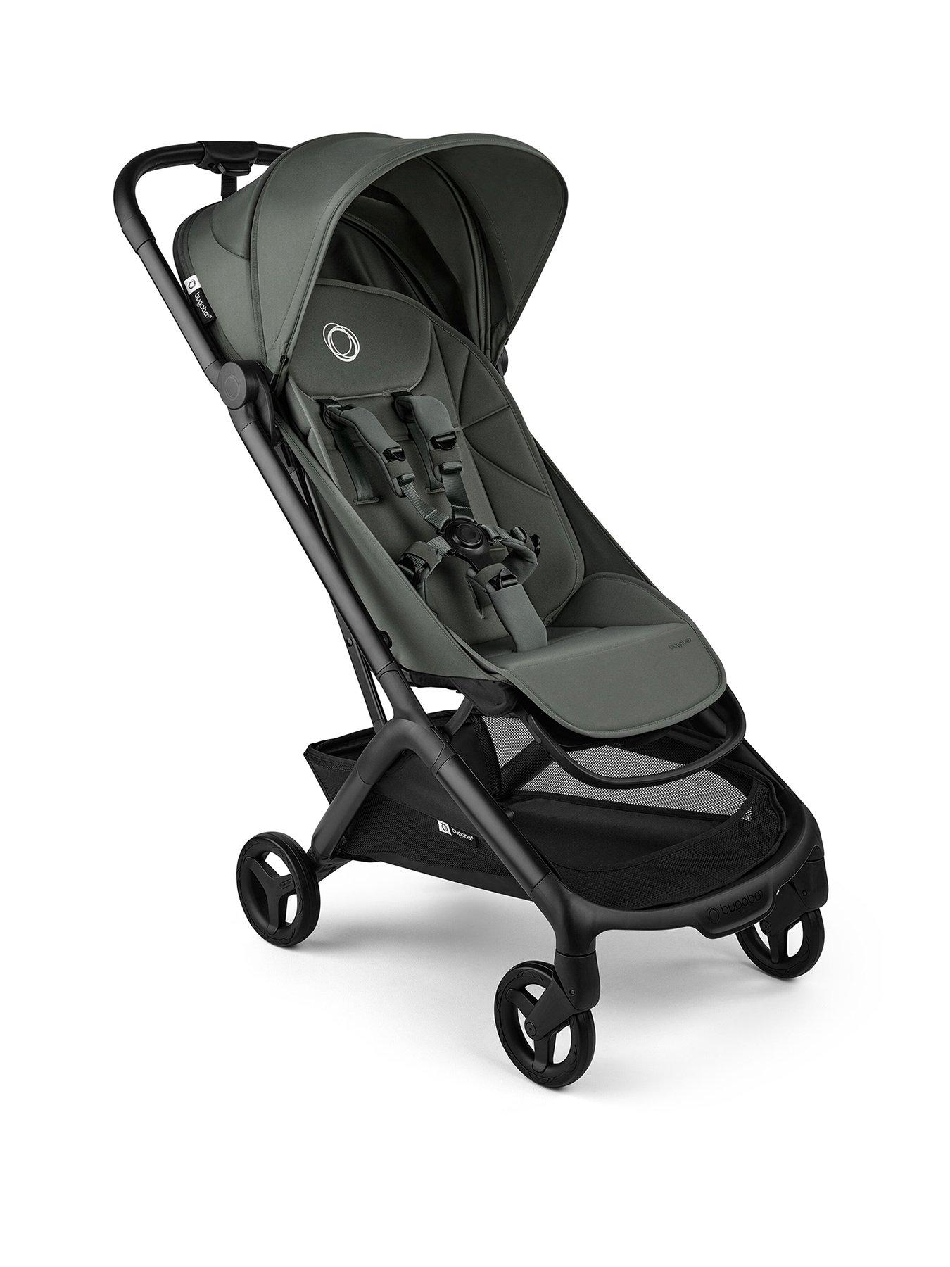 Image 1 of 7 of Bugaboo Butterfly 2 Ultra-Compact Travel Stroller Forest Green
