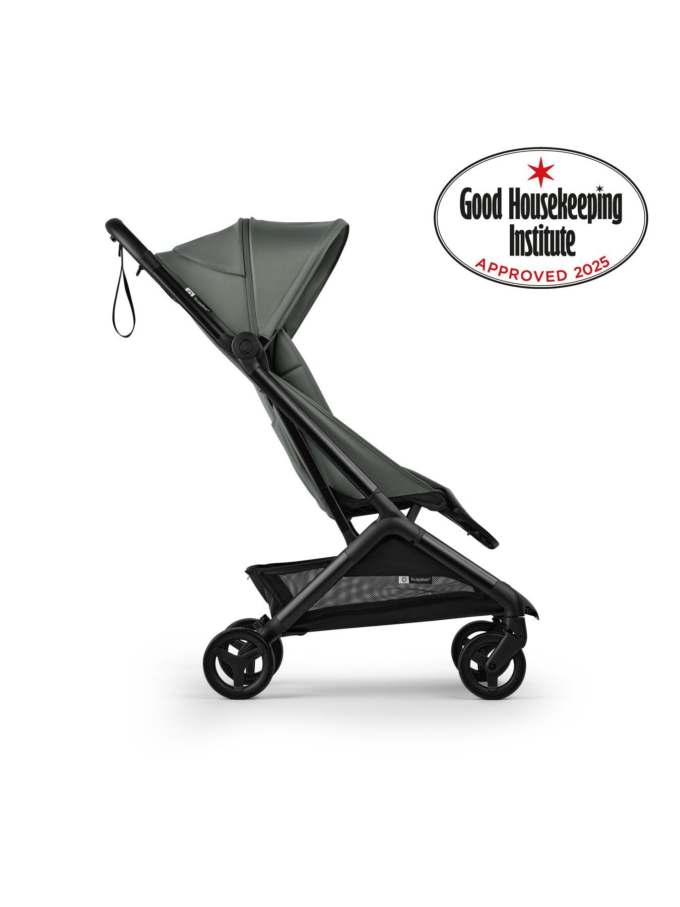 Image 2 of 7 of Bugaboo Butterfly 2 Ultra-Compact Travel Stroller Forest Green