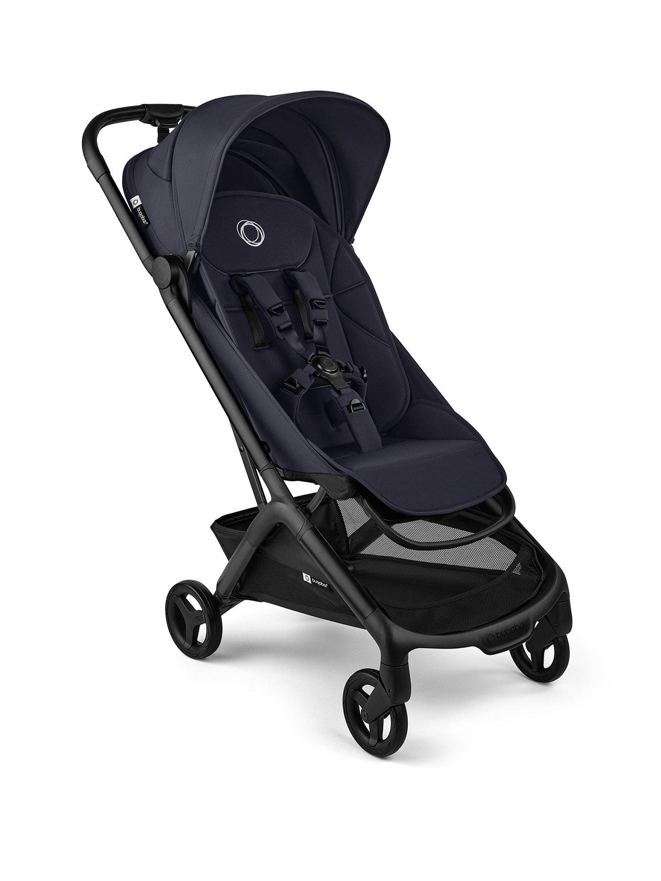 Image 1 of 7 of Bugaboo Butterfly 2 Ultra-Compact Travel Stroller Deep Indigo