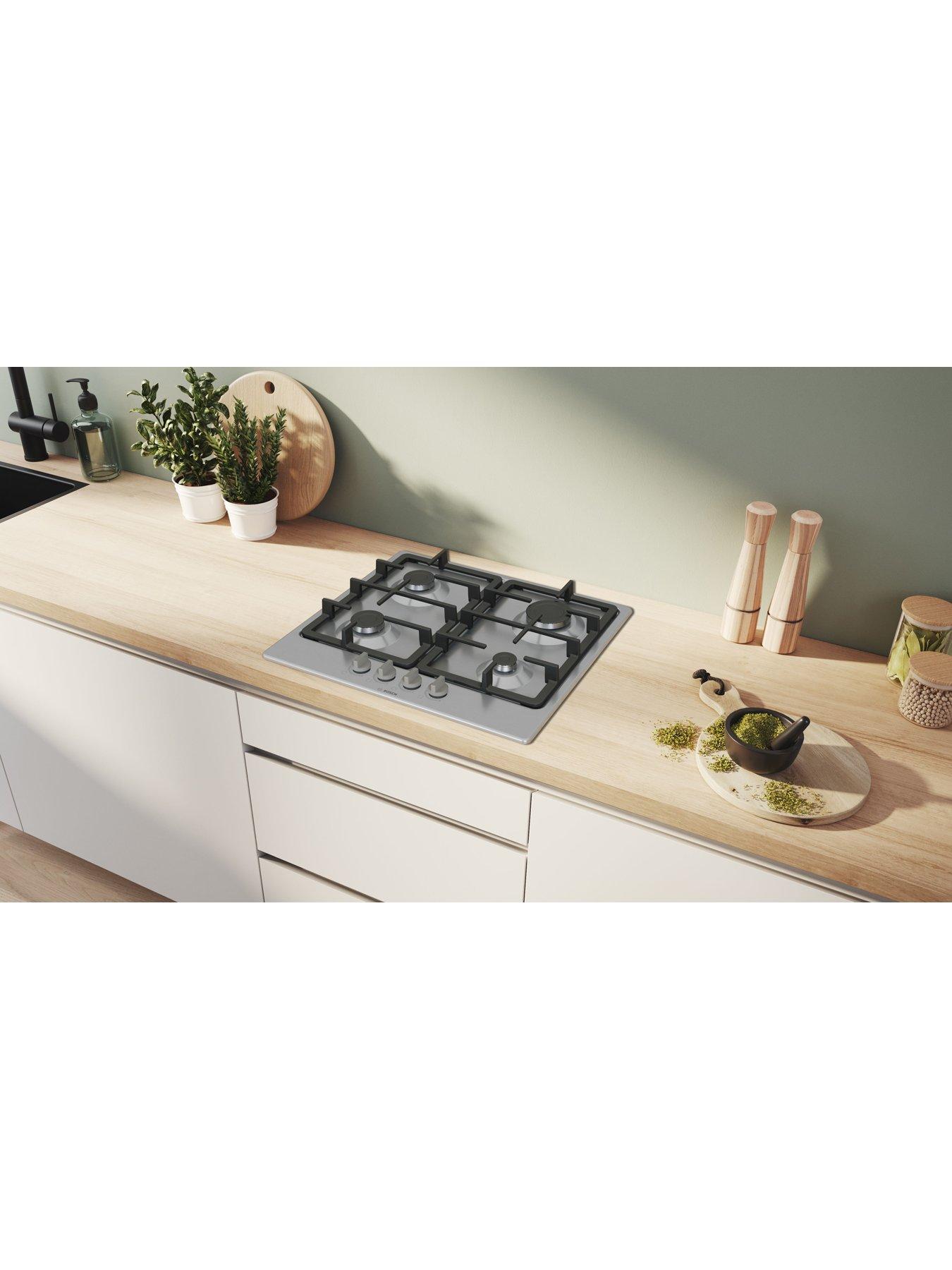 Image 2 of 7 of Bosch Series 4 PGP6B5K90 60cm Intergrated Gas Hob - Stainless Steel