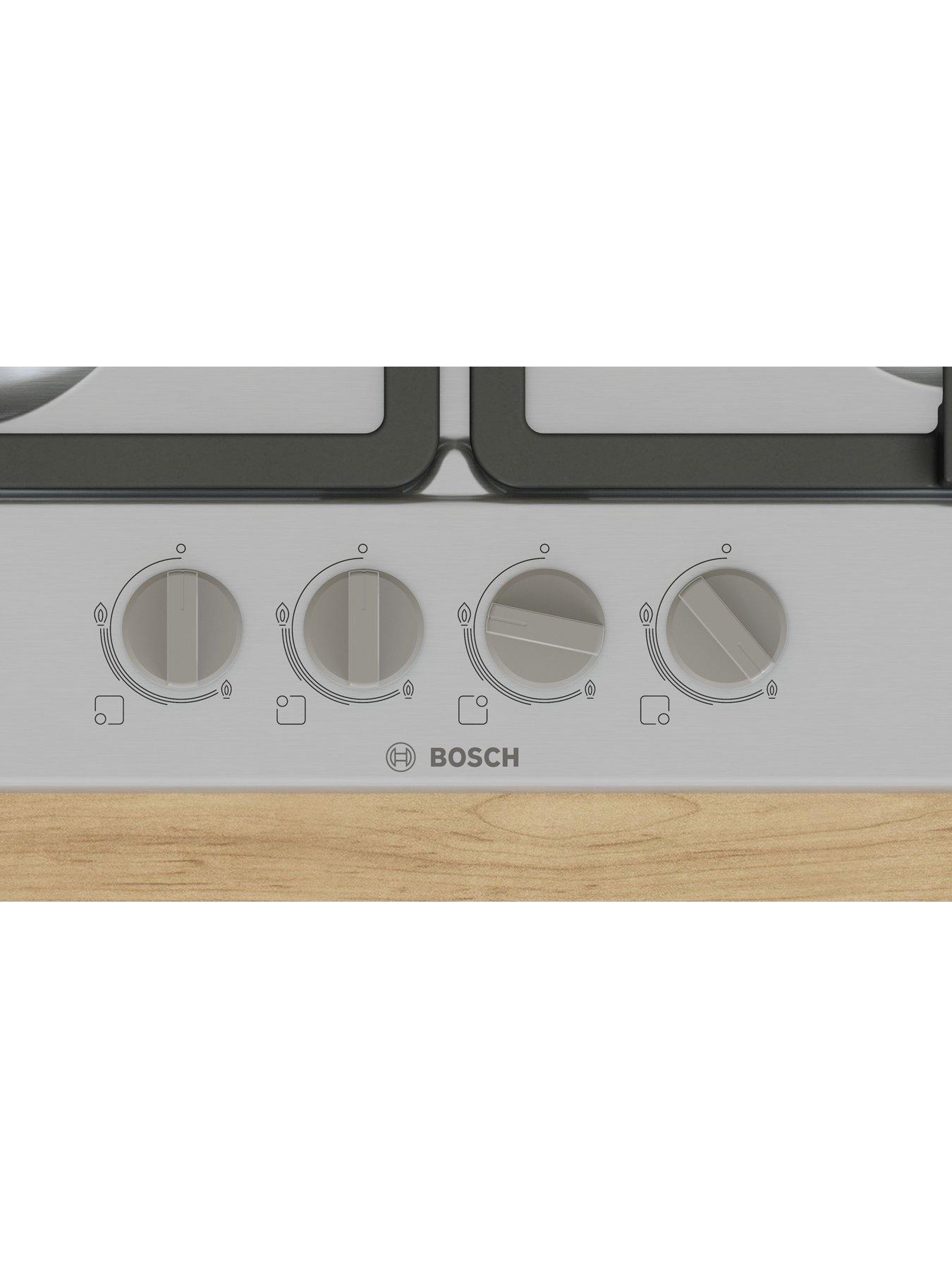 Image 3 of 7 of Bosch Series 4 PGP6B5K90 60cm Intergrated Gas Hob - Stainless Steel