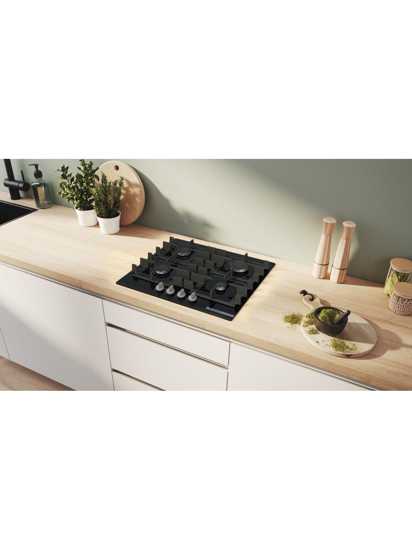 Image 2 of 7 of Bosch Series 4 PNP6B6K40 60cm Intergrated Gas Hob - Black
