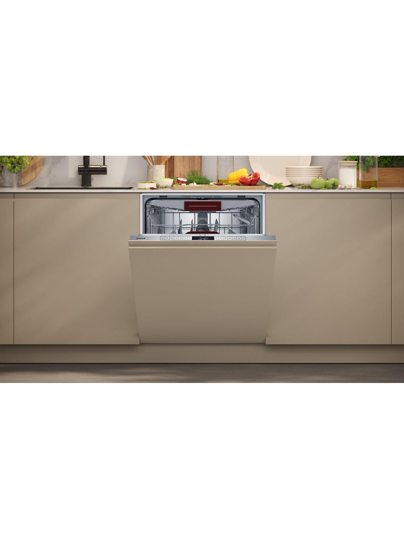 Image 3 of 7 of Neff S155HVX00G, 60cm Built-In Dishwashers, 6 programmes, Flex II baskets, Flex Cutlery Drawer, 5 options, InfoLight, 46dB, 9L, 14 place settings, Polinox