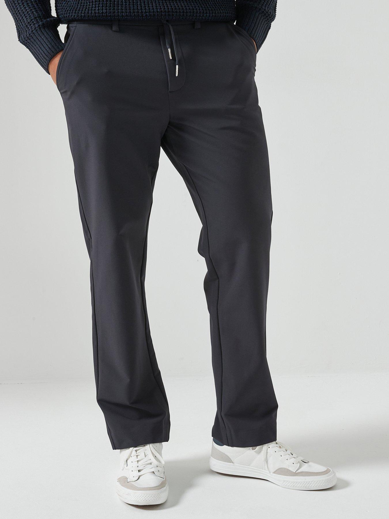 Jack & Jones Kane Commute Travel Smart Elasticated Trouser - Navy