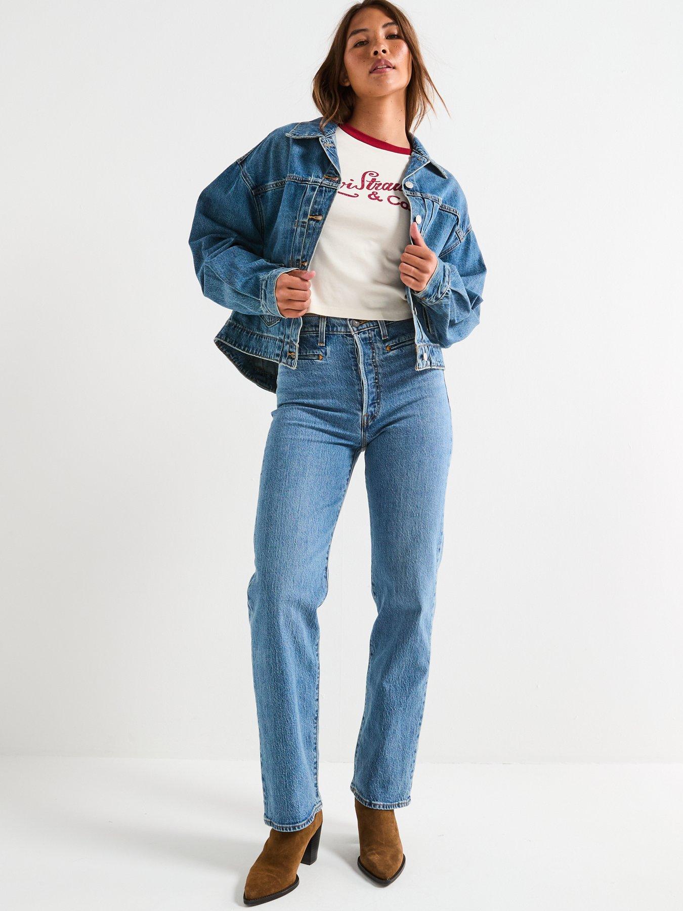 Levi's Balloon Sleeve Trucker Jacket - Missed My Flight No Tie | Very