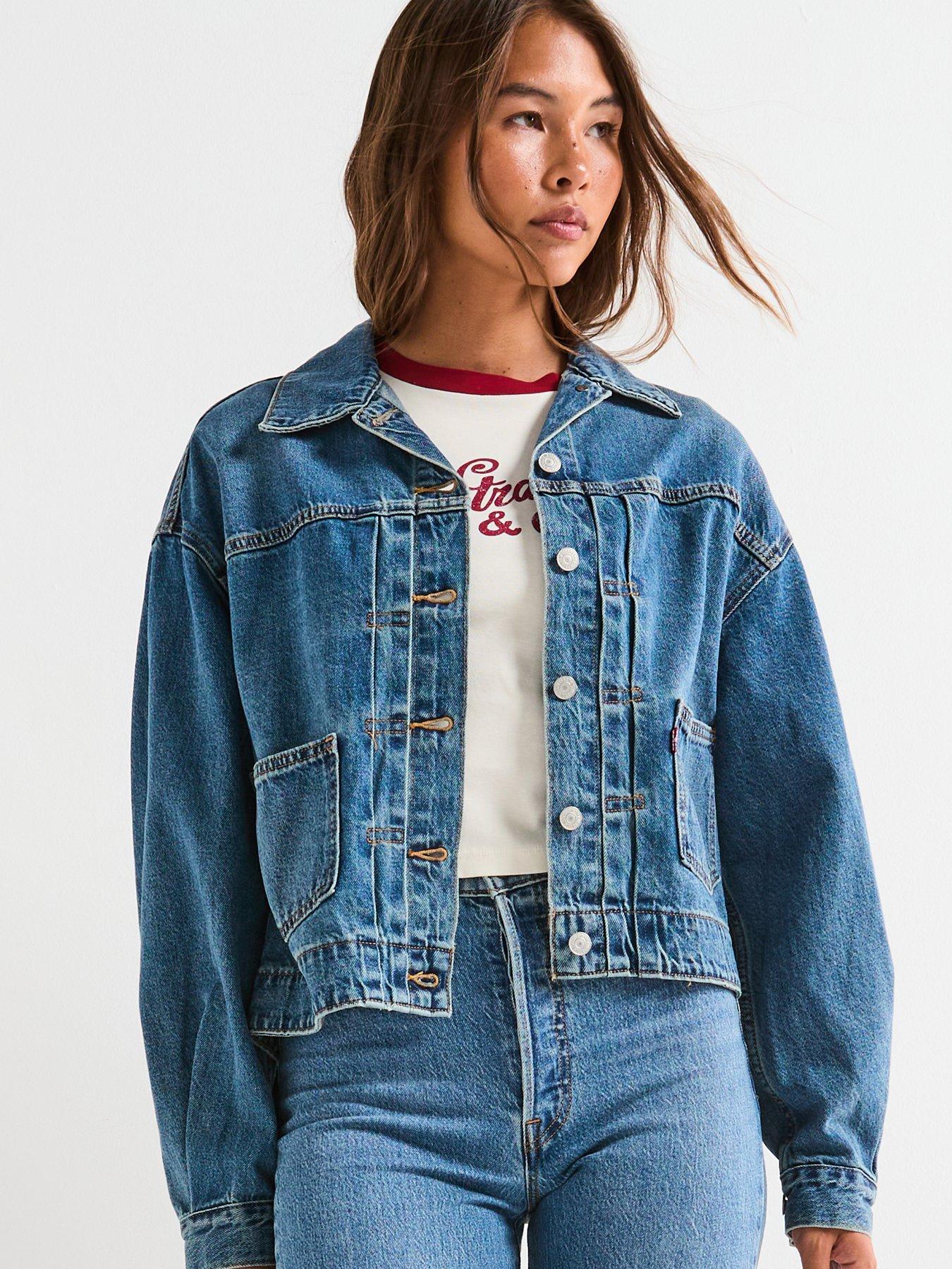 Levi's Balloon Sleeve Trucker Jacket - Missed My Flight No Tie | Very