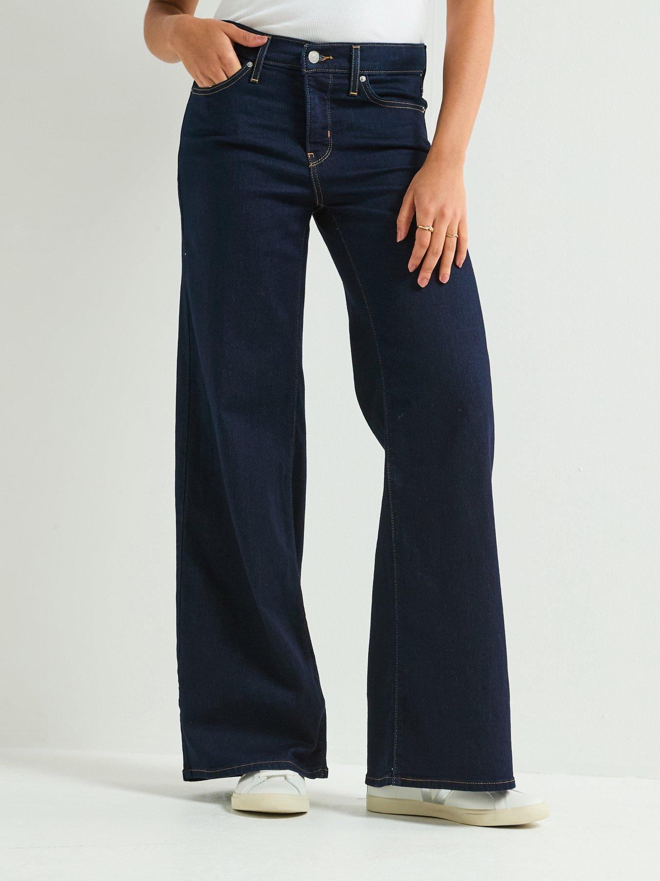 undefined 318 Shaping Wide Leg - Navy