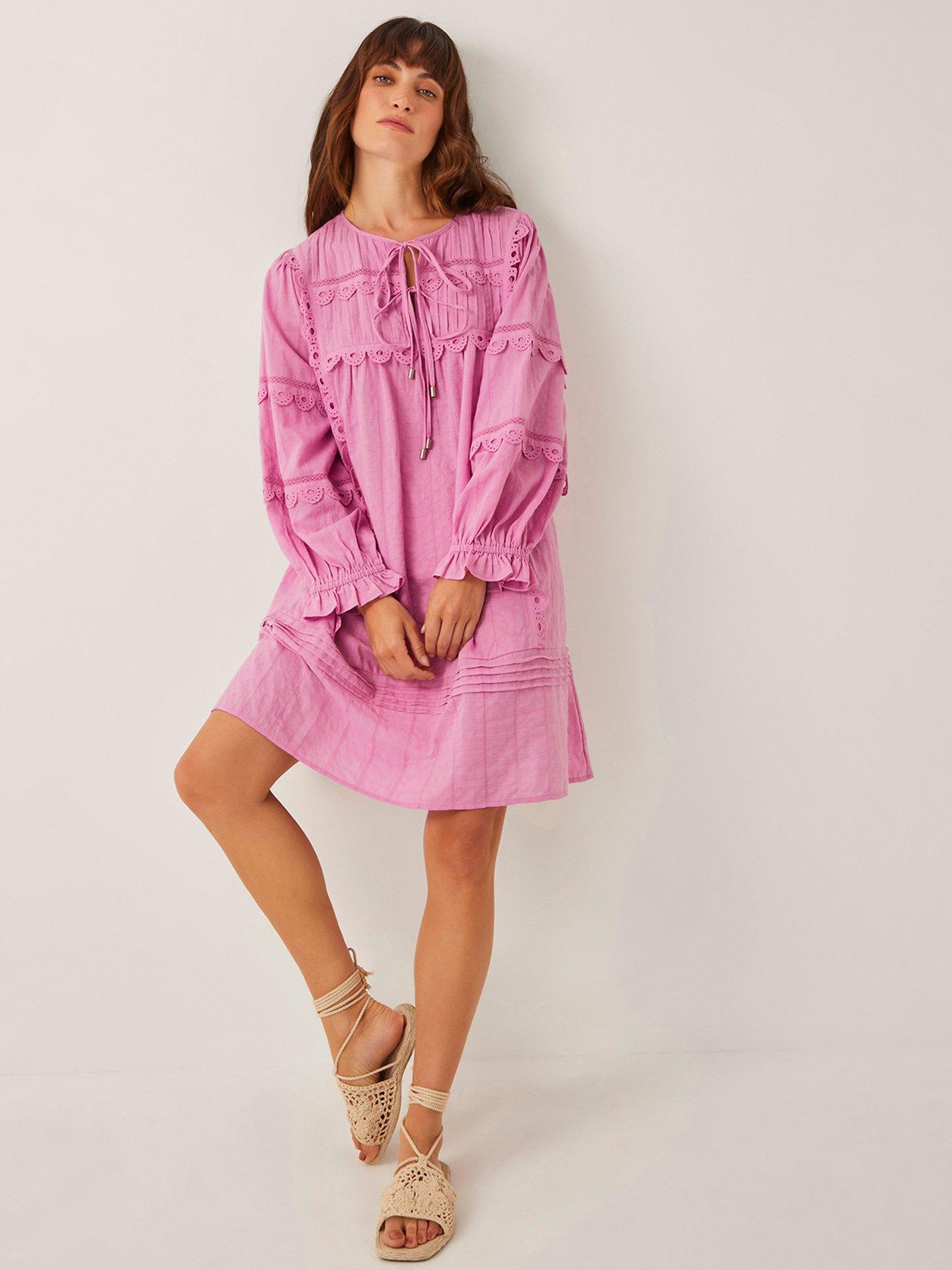 undefined Cosima Short Dress - Lilac - Purple