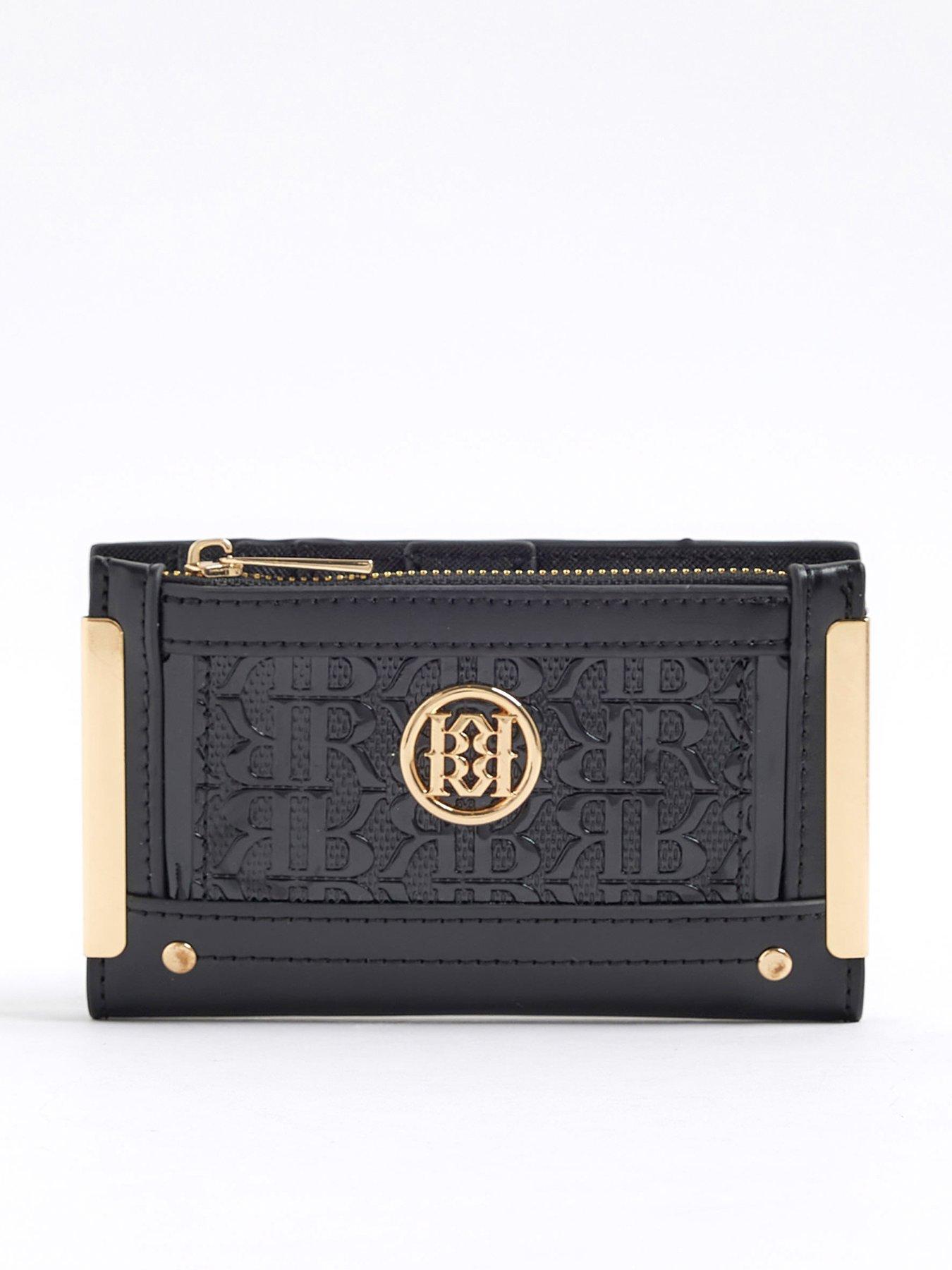 River Island Embossed Mini Purse - Black