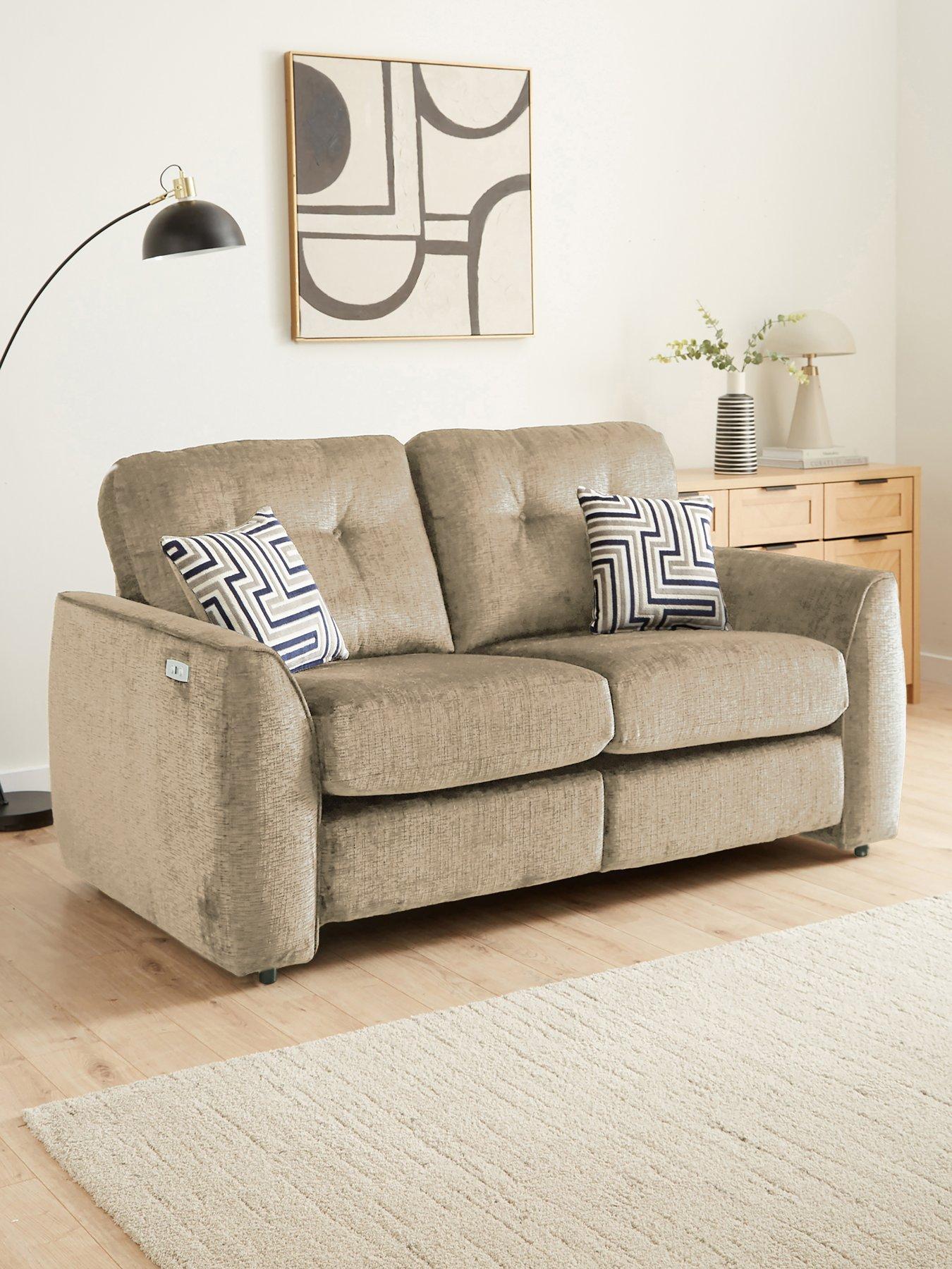 The Very Collection Margate Fabric 2 Seater Power Incliner Sofa - Made to Order in the UK
