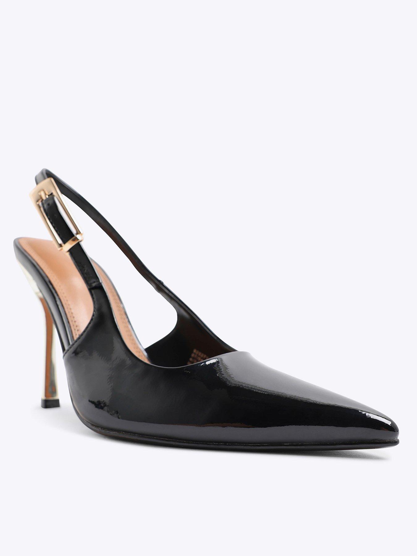undefined Slingback Buckle Court - Black