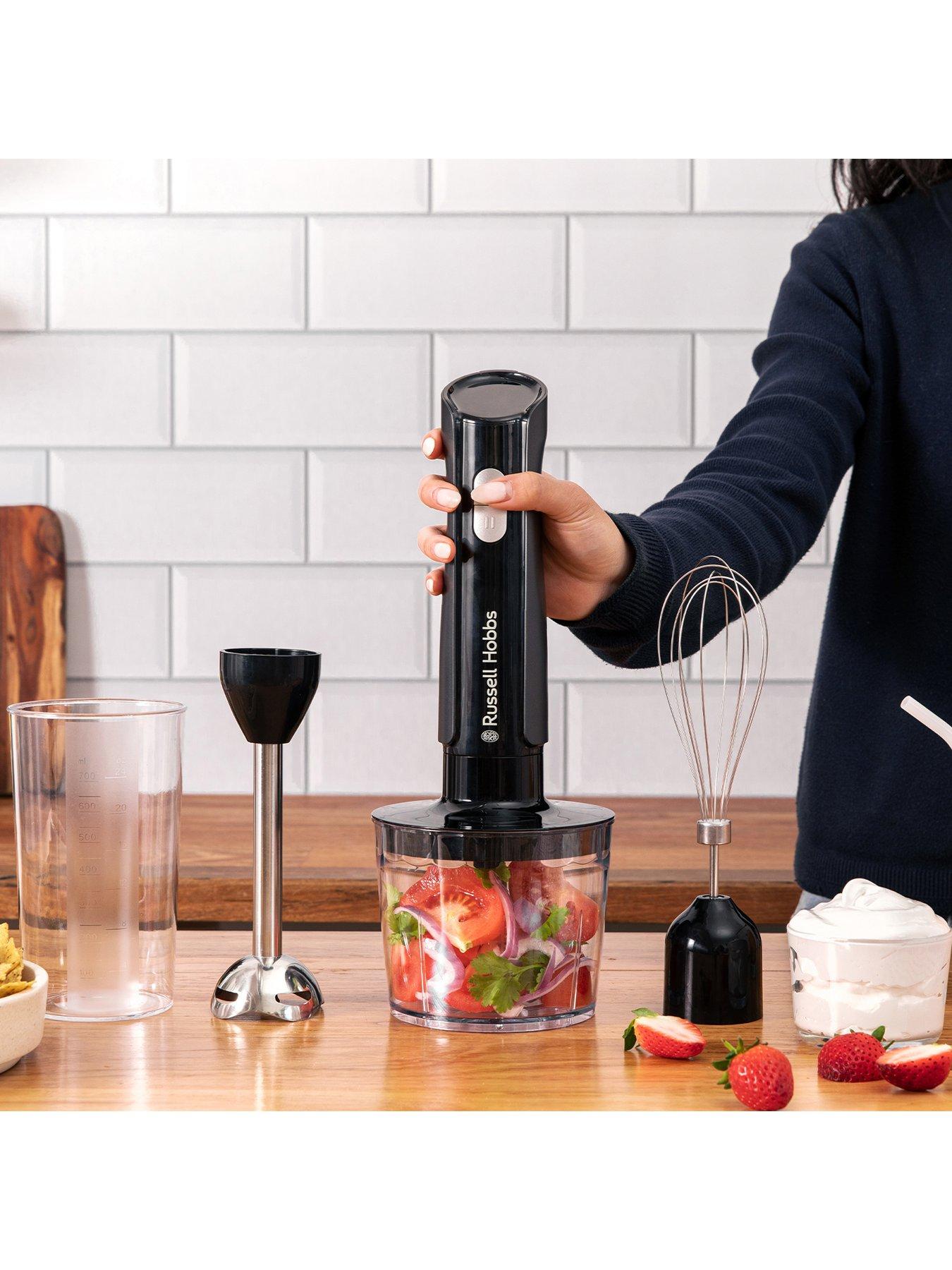 Image 2 of 7 of Russell Hobbs Desire Matte Charcoal 3in1 Hand Blender